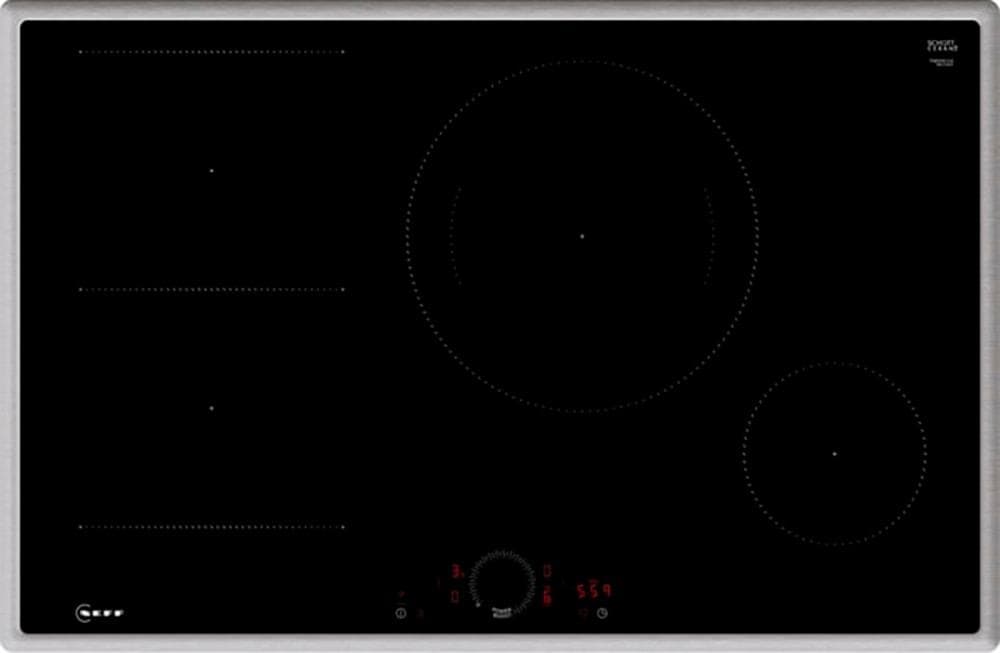 NEFF Induktions-Kochfeld T58SHS1L0 Grau Silber Touch Control