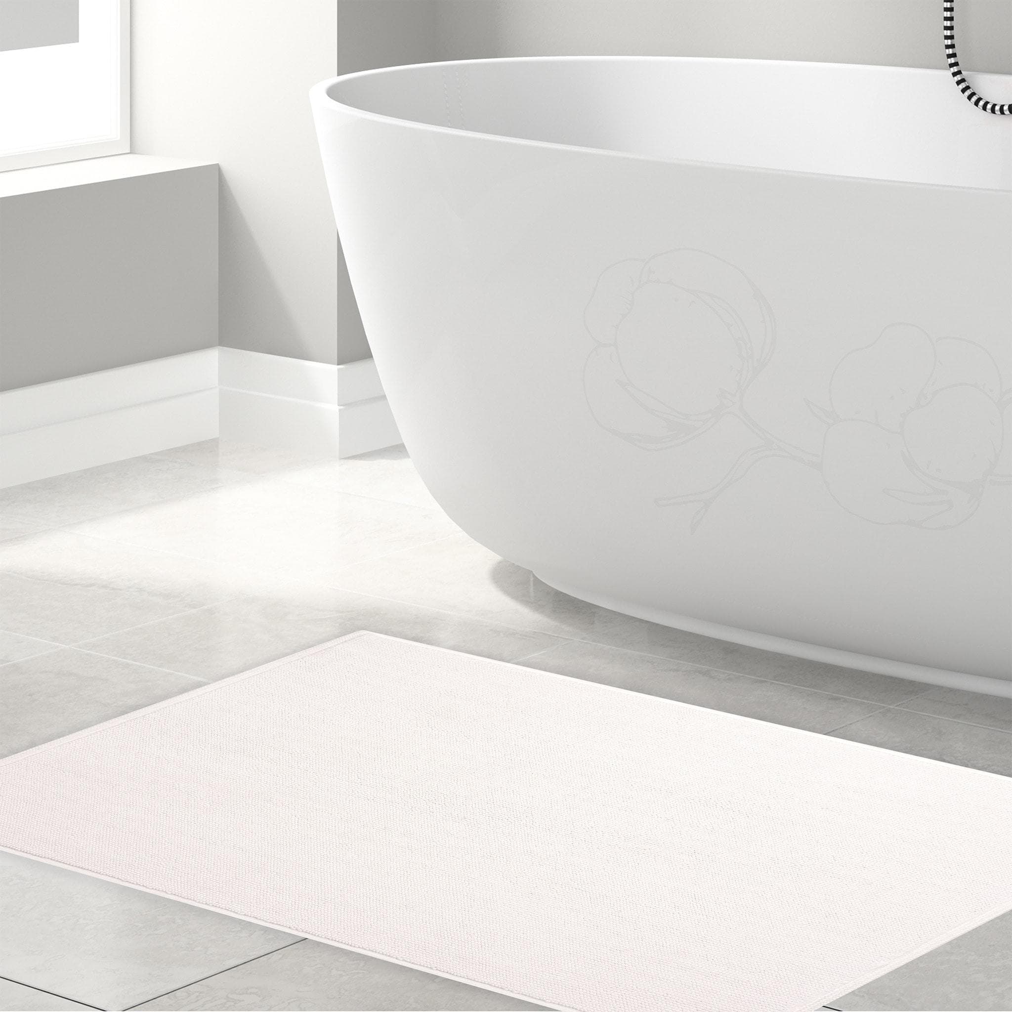 Badematte HAMMETEX rutschfest Creme 100% Baumwolle