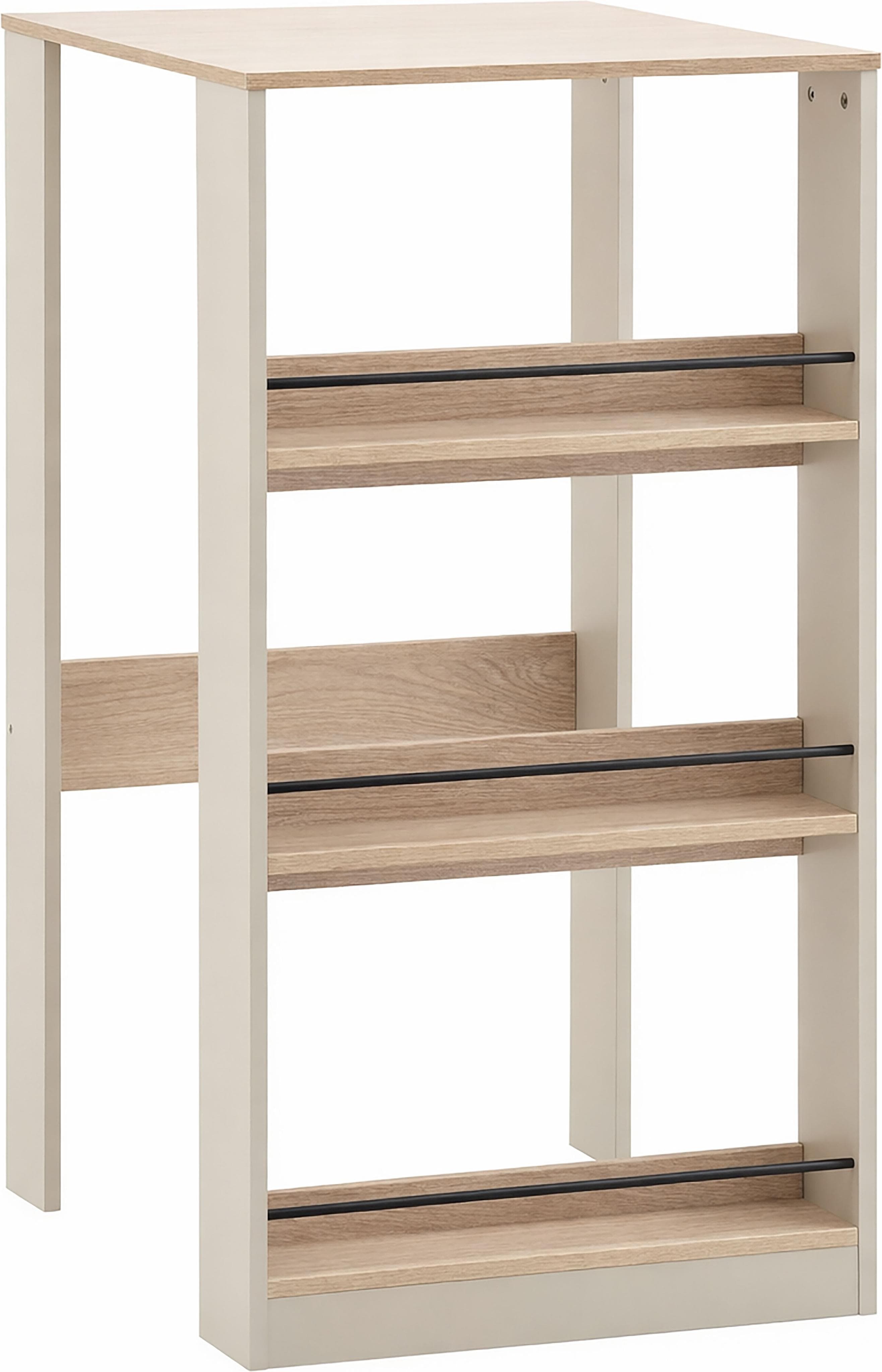 Küchentisch KOCHSTATION KS-Kolari Eiche Hell Cremebeige Wandmontage