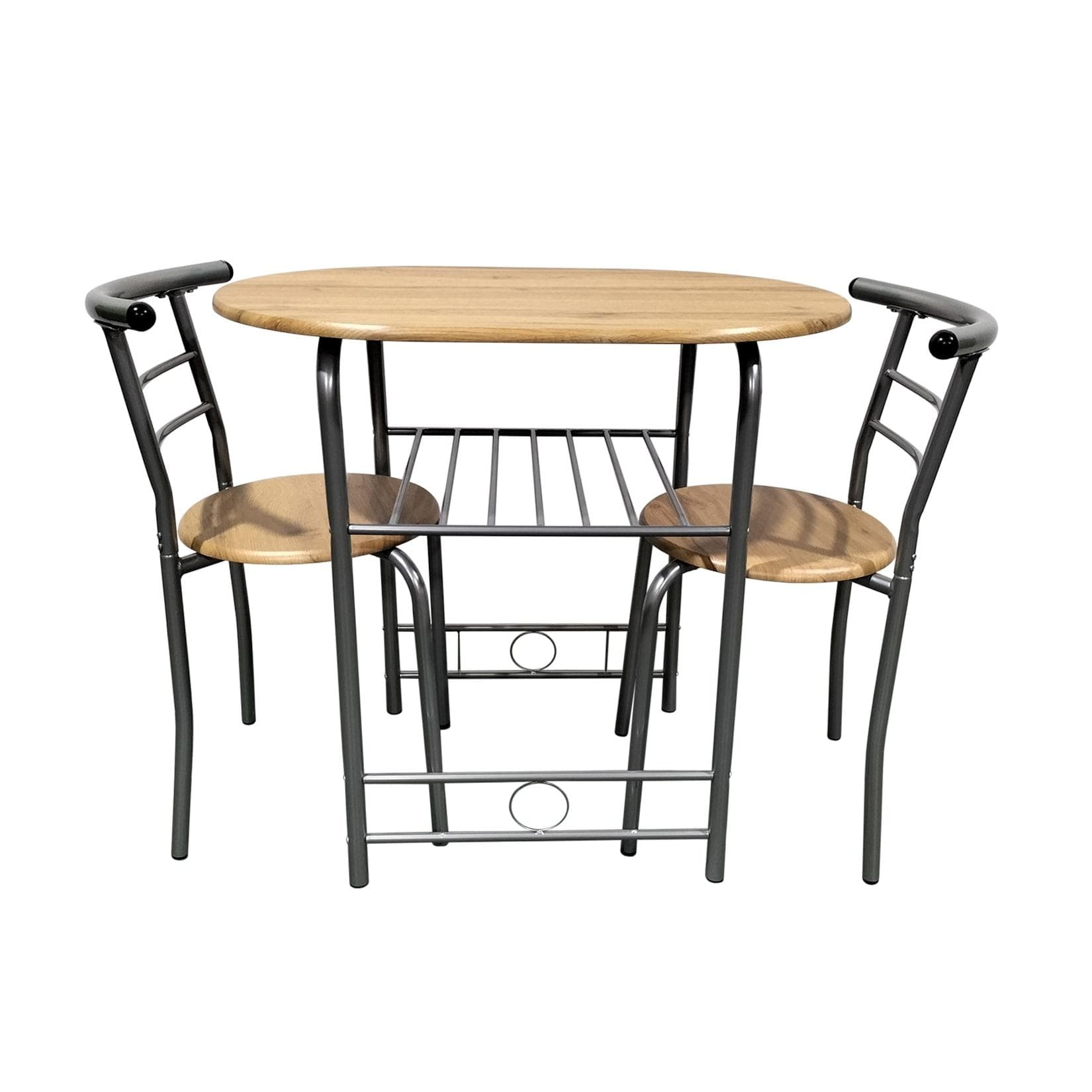 HTI-Line Küchentisch Merit 3-tlg. Set Beige MDF Metall