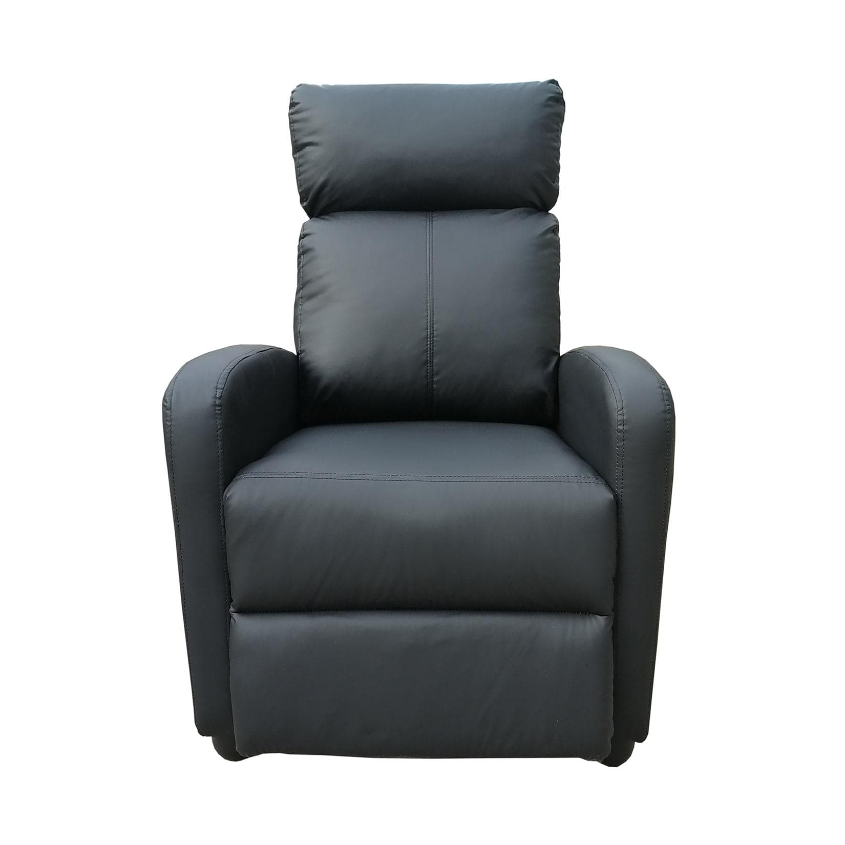 HTI-Living Relaxsessel Corrado Kunstleder Schwarz Manuell Verstellbar