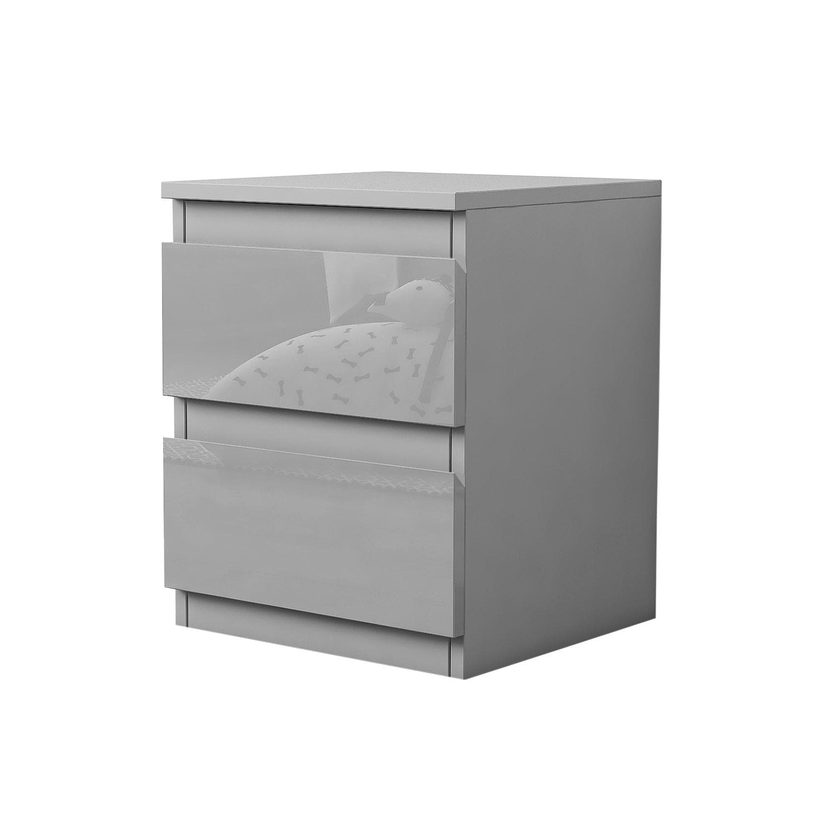 HTI-Living Nachtschrank Kenji Hochglanz Modern