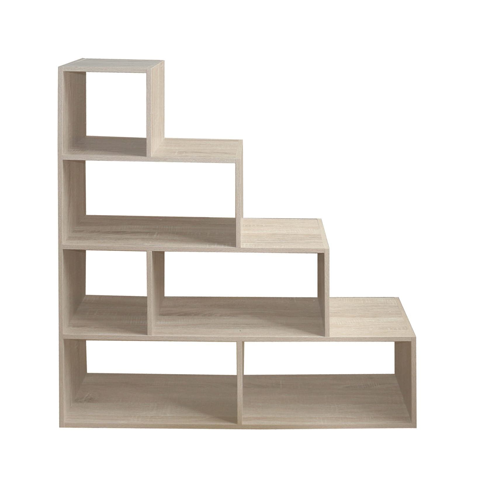 HTI-Living Raumteiler Thekla Sonoma - 6-fach Stufenregal Braun