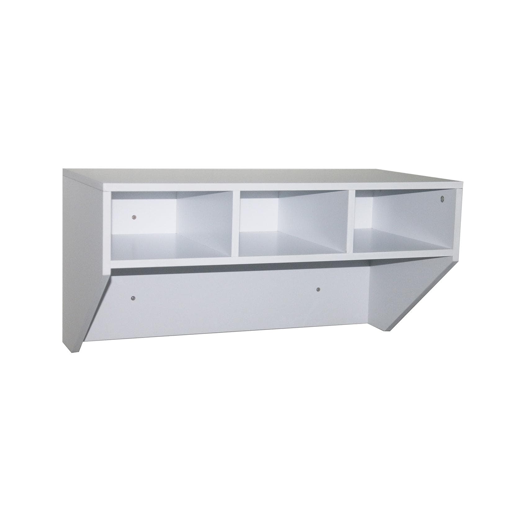 HTI-Living Wandschreibtisch Thekla Weiß mit 3 Regalfächern