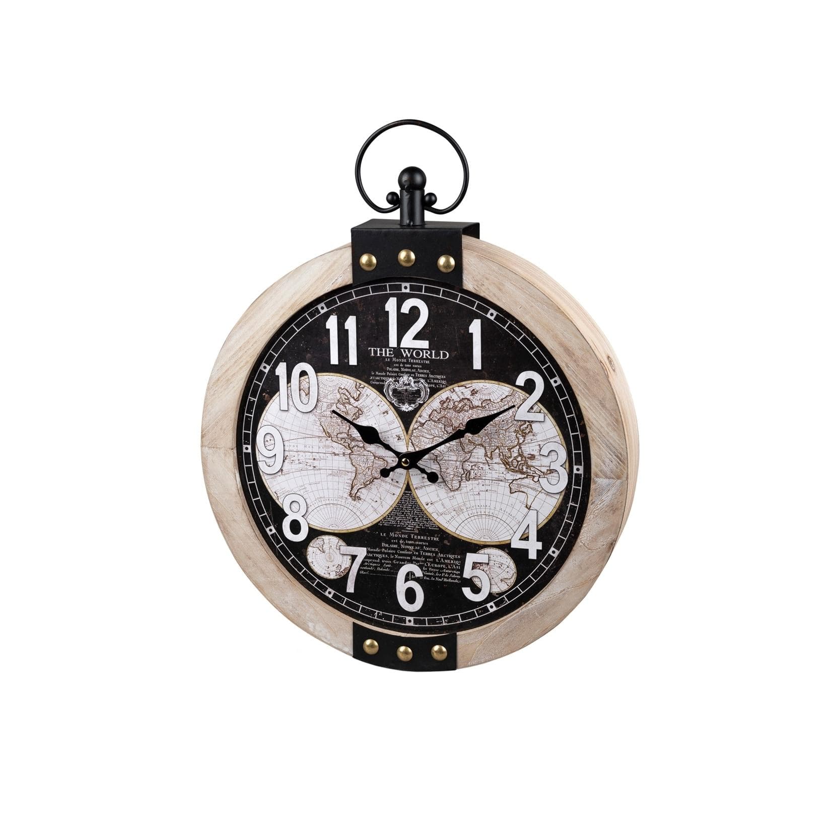 formano Wanduhr Weltkarte Ø 40 cm