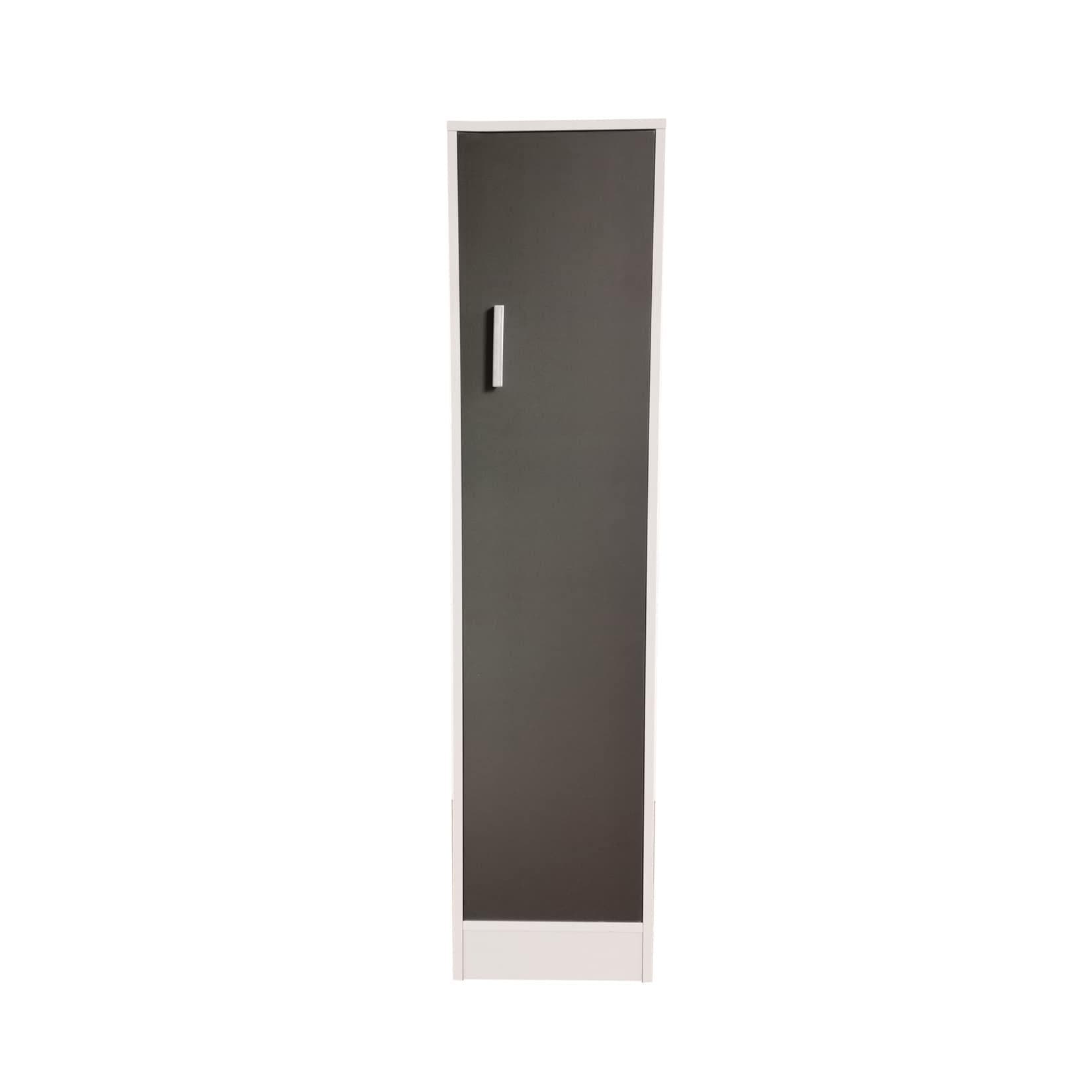 HTI-Living Hochschrank Küchenschrank Kombi S Blanca Weiß/Grau