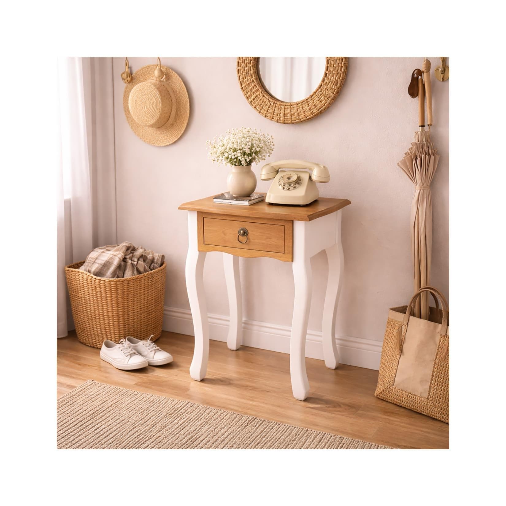 HTI-Living Beistelltisch Retro mit Schublade