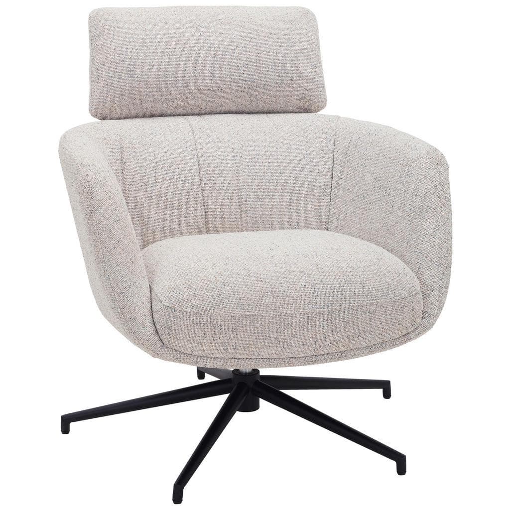 Dieter Knoll Relaxsessel Schwarz Beige mit Drehfunktion
