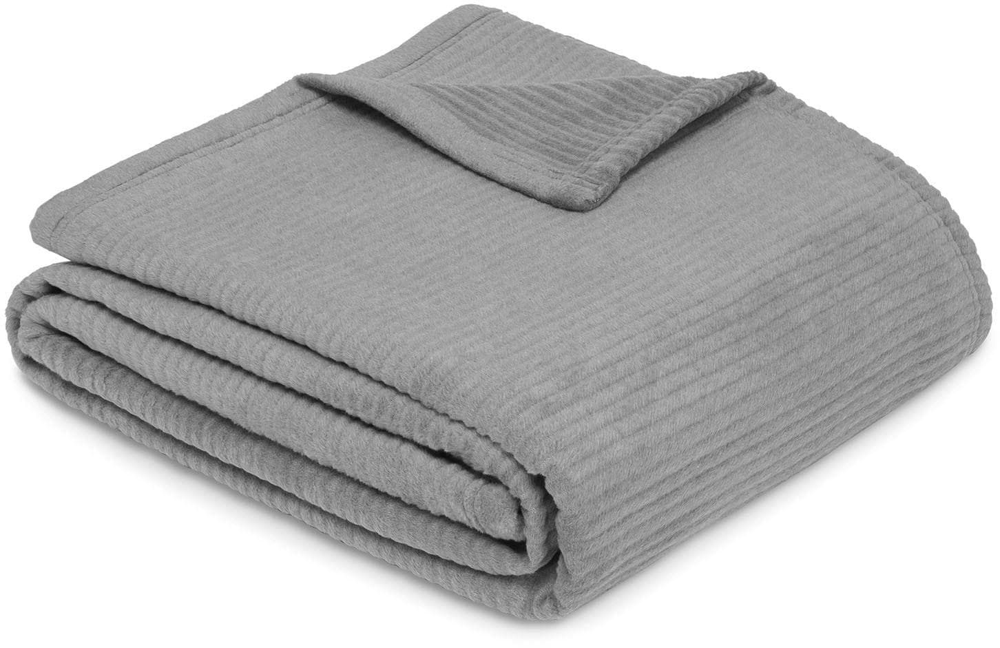 Wohndecke IBENA Cordoba 150x200 cm Grau Baumwolle Polyacryl Polyester