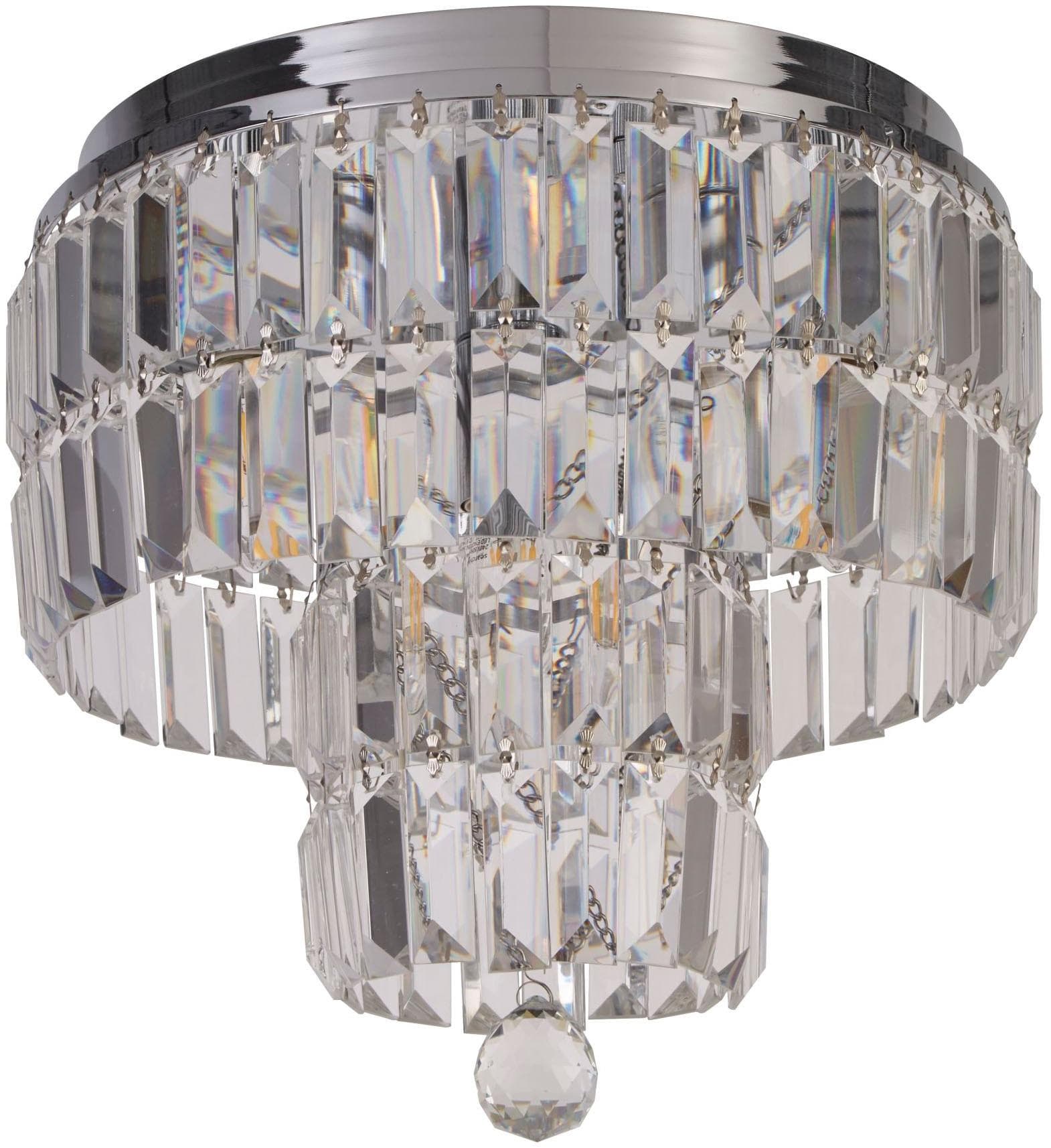 Searchlight Bad-Deckenleuchte Orion IP44 Ø 34cm