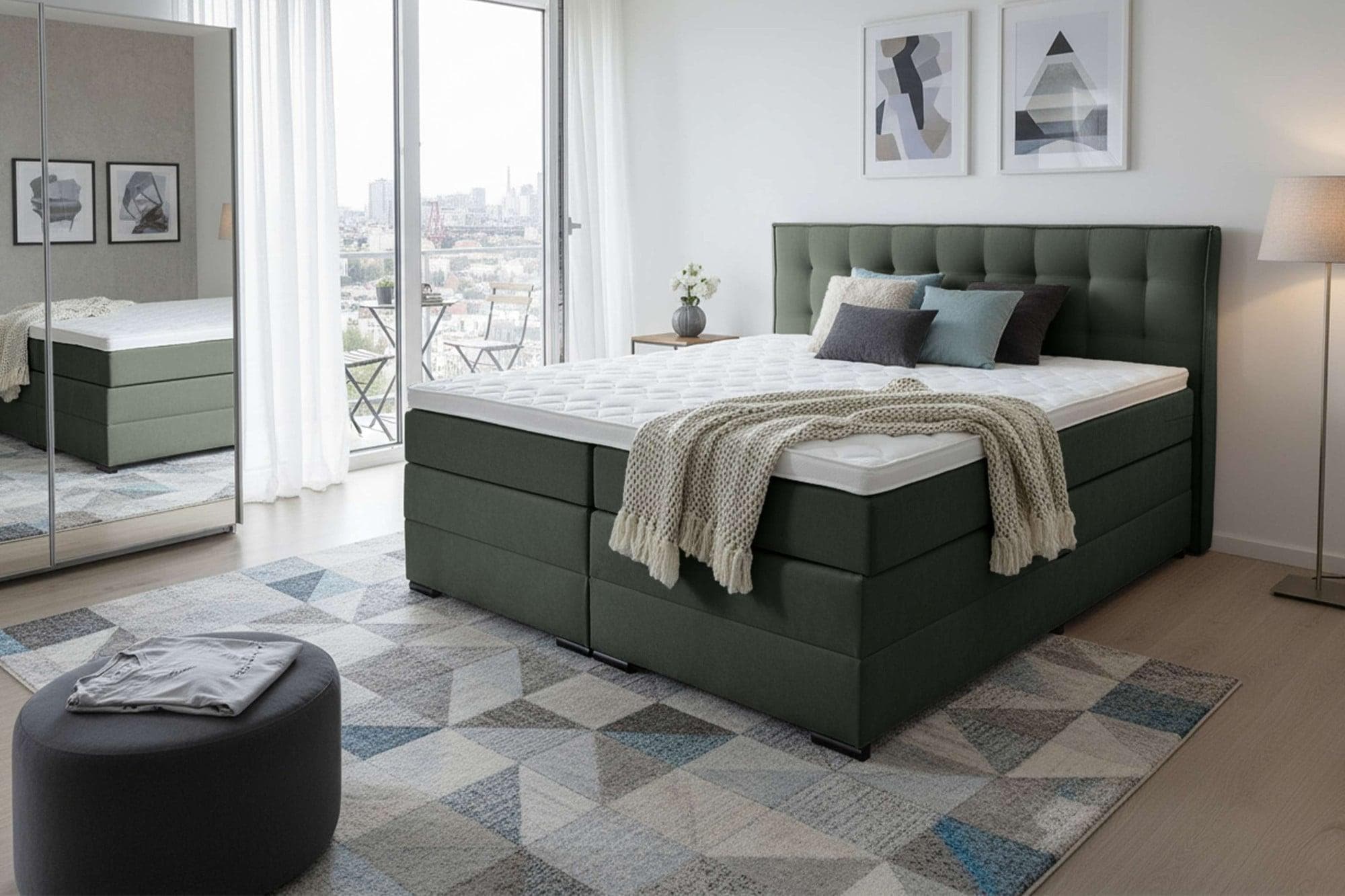 Boxspringbett HOME AFFAIRE Köln 180x200 cm