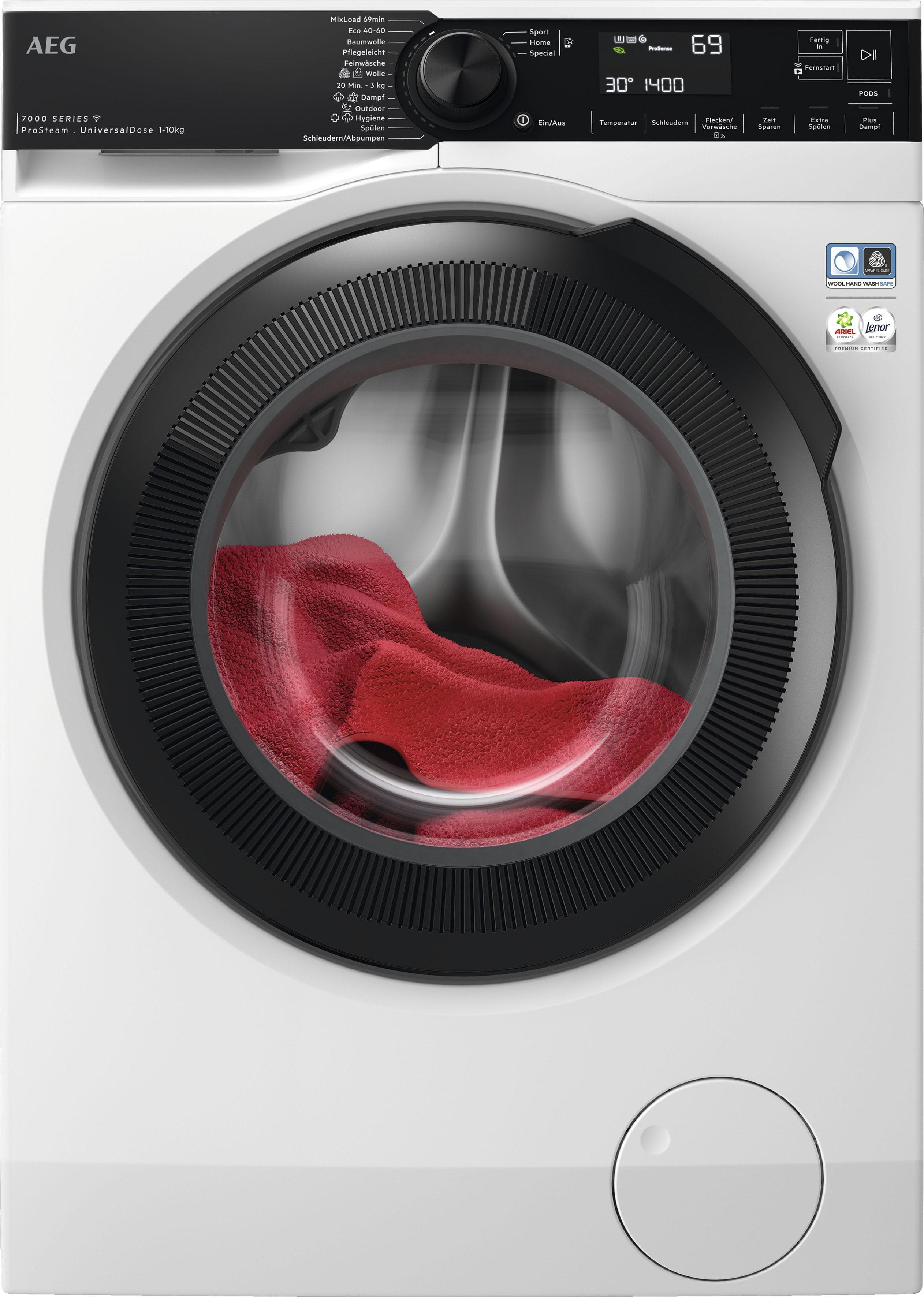 AEG Waschmaschine LR7EA610FL 914501652 10 kg Weiß mit ProSteam®-Technologie