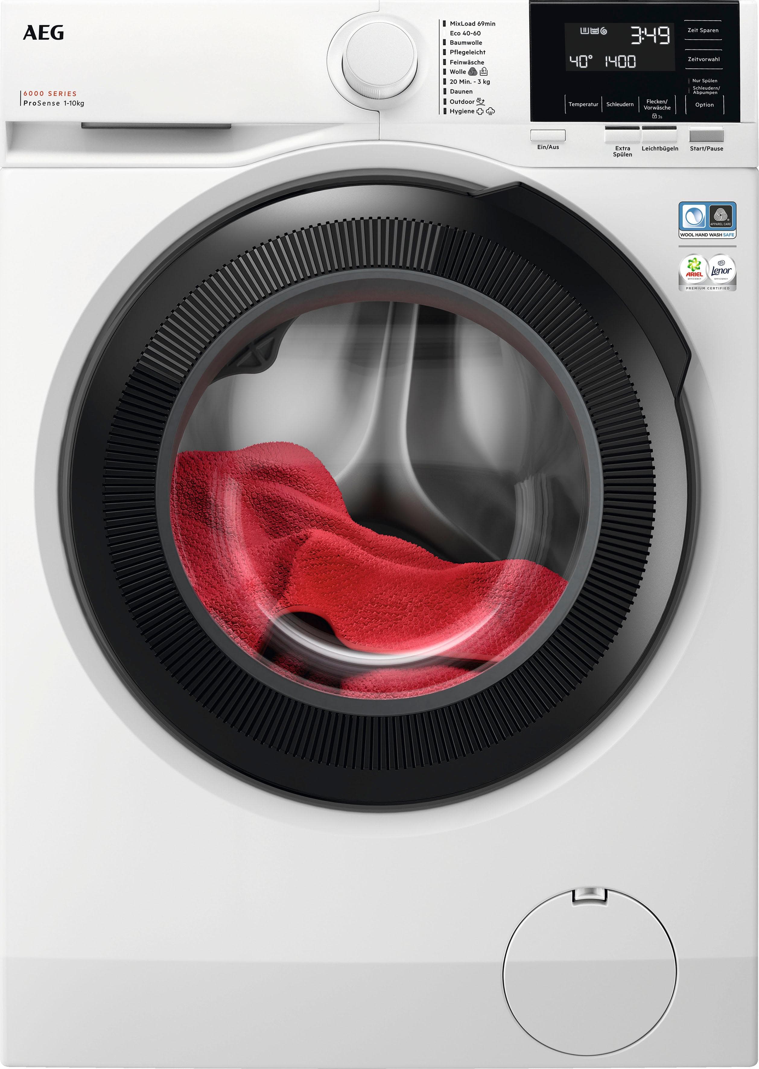 AEG Waschmaschine LR6FA410FL Energieeffizienz A Weiß