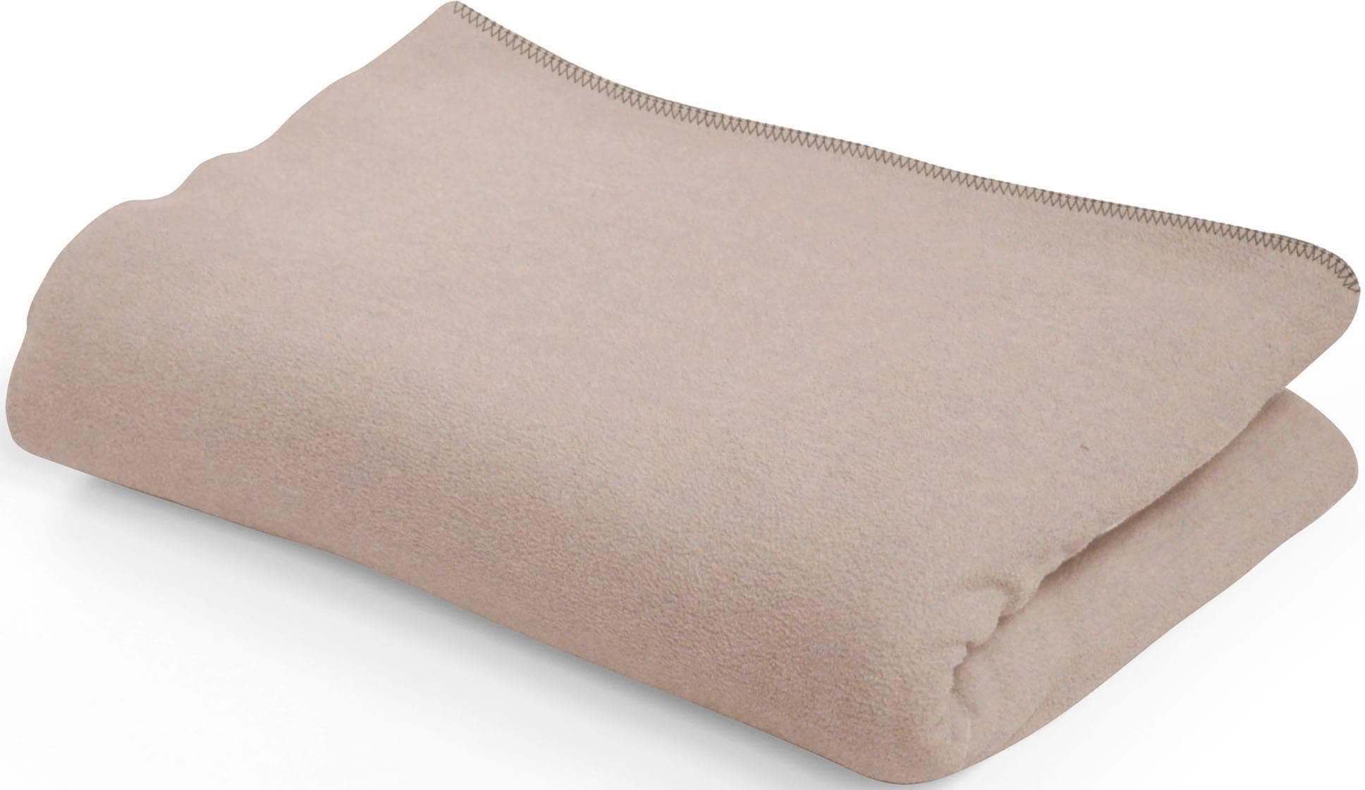 SETEX Kuscheldecke Wohndecke Braun Melange-Optik
