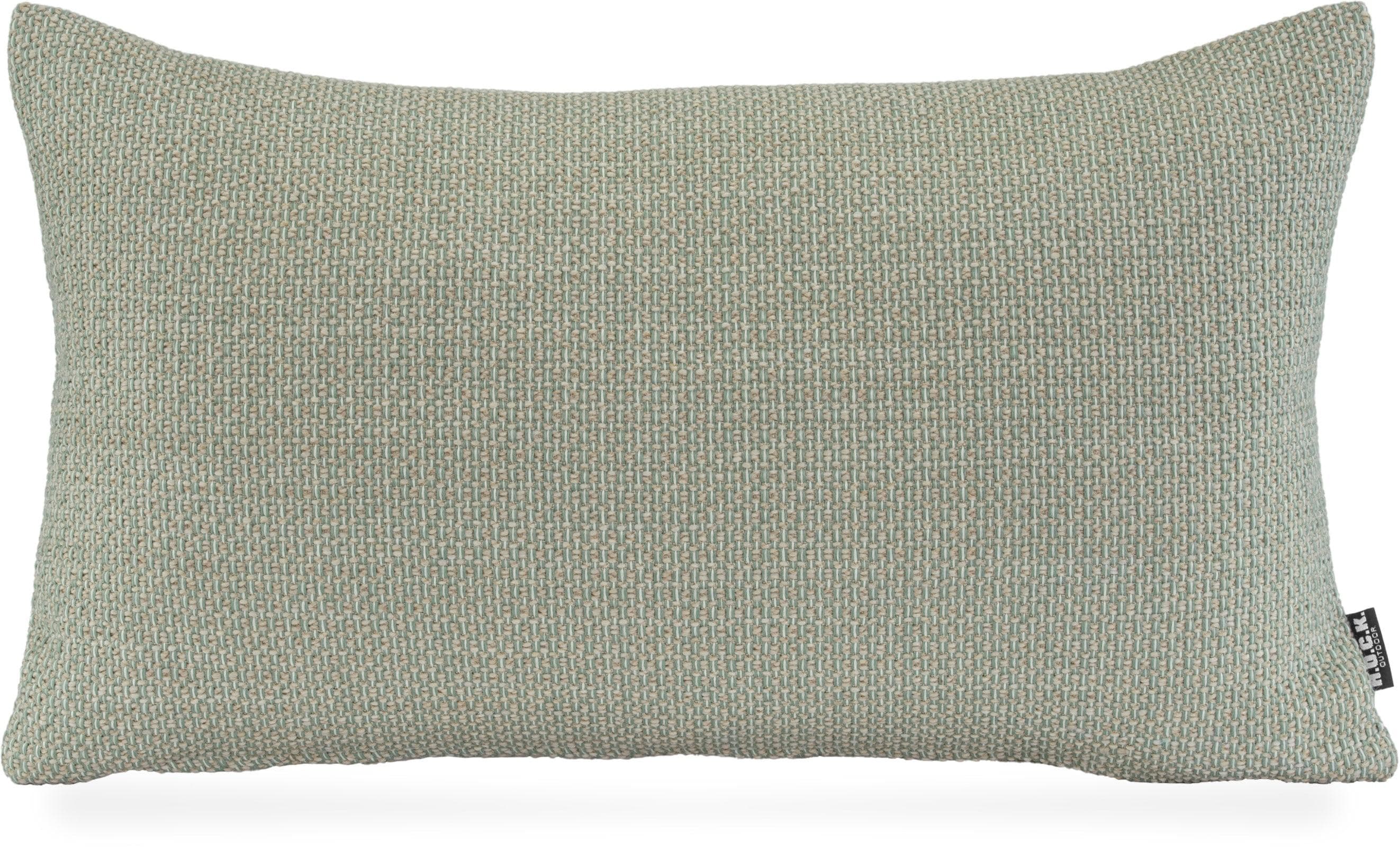 H.O.C.K. Linova Outdoorkissen Grün Gemustert 50x30cm