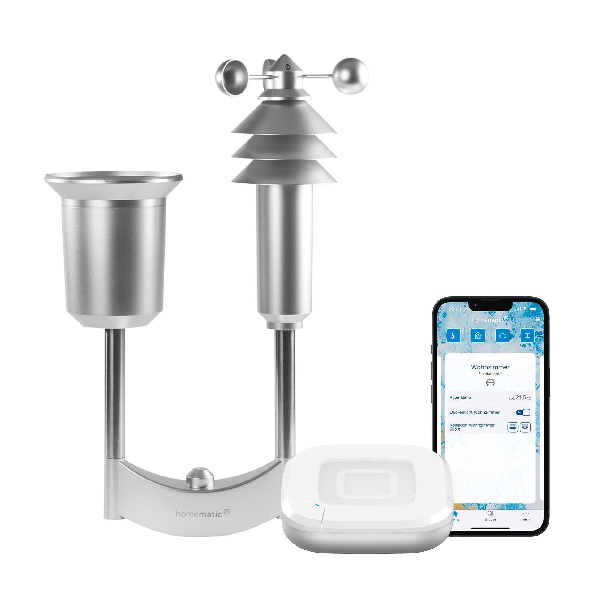 Homematic IP Access Point + Wettersensor Plus Weiß