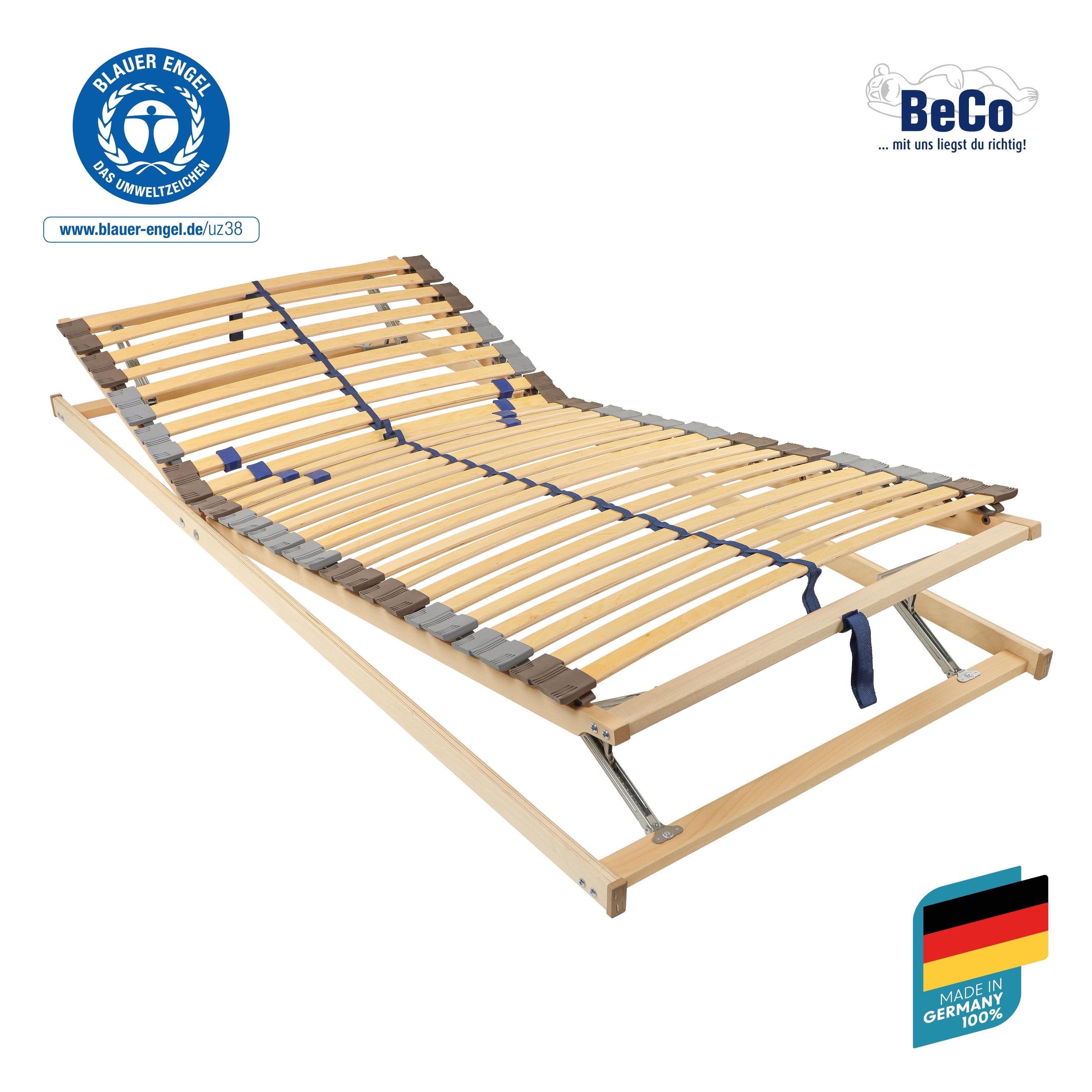BECO Blue Star KF Lattenrost 90x200 transparent manuell verstellbar