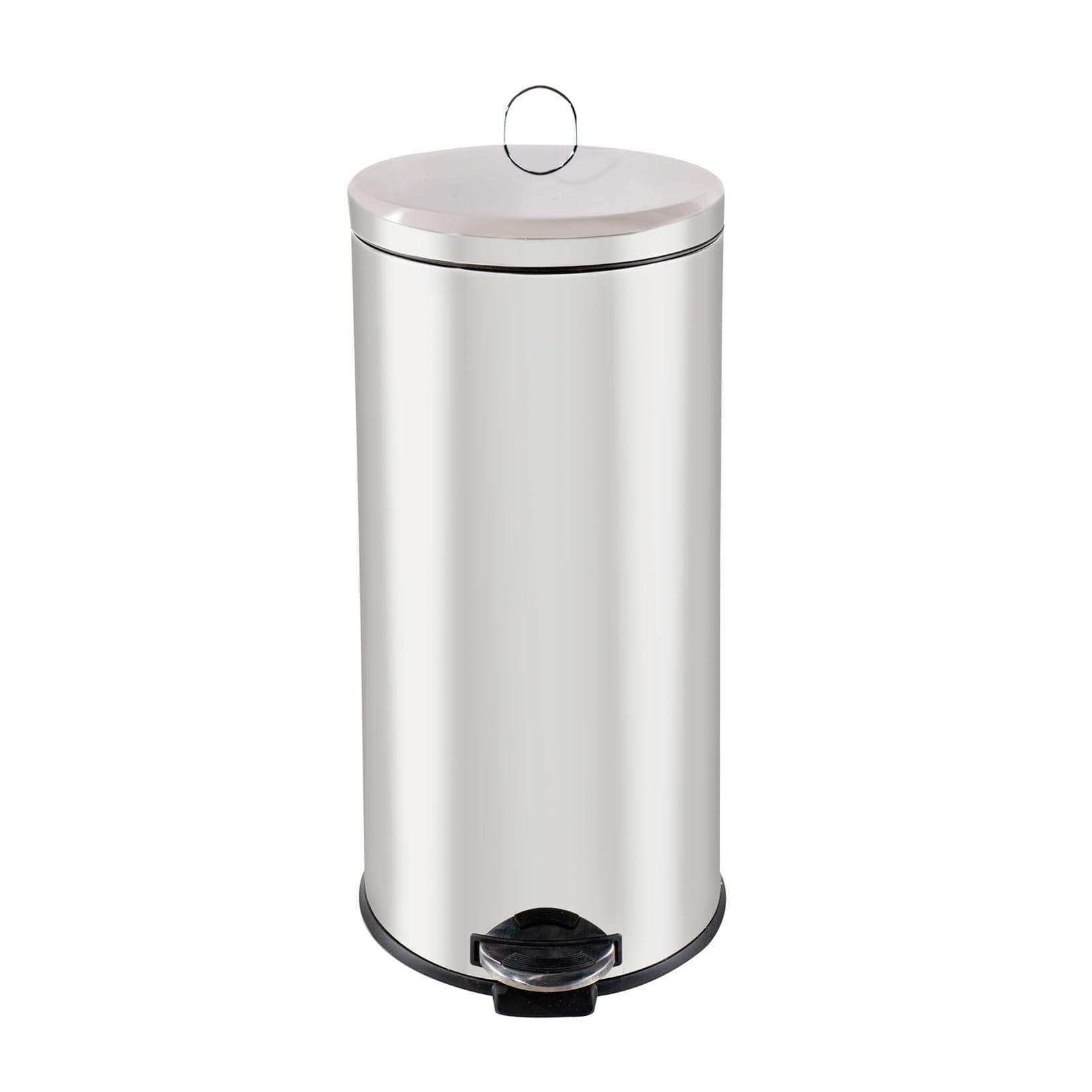 HTI-Living Pedalmülleimer Jannik 30L Edelstahl Silber