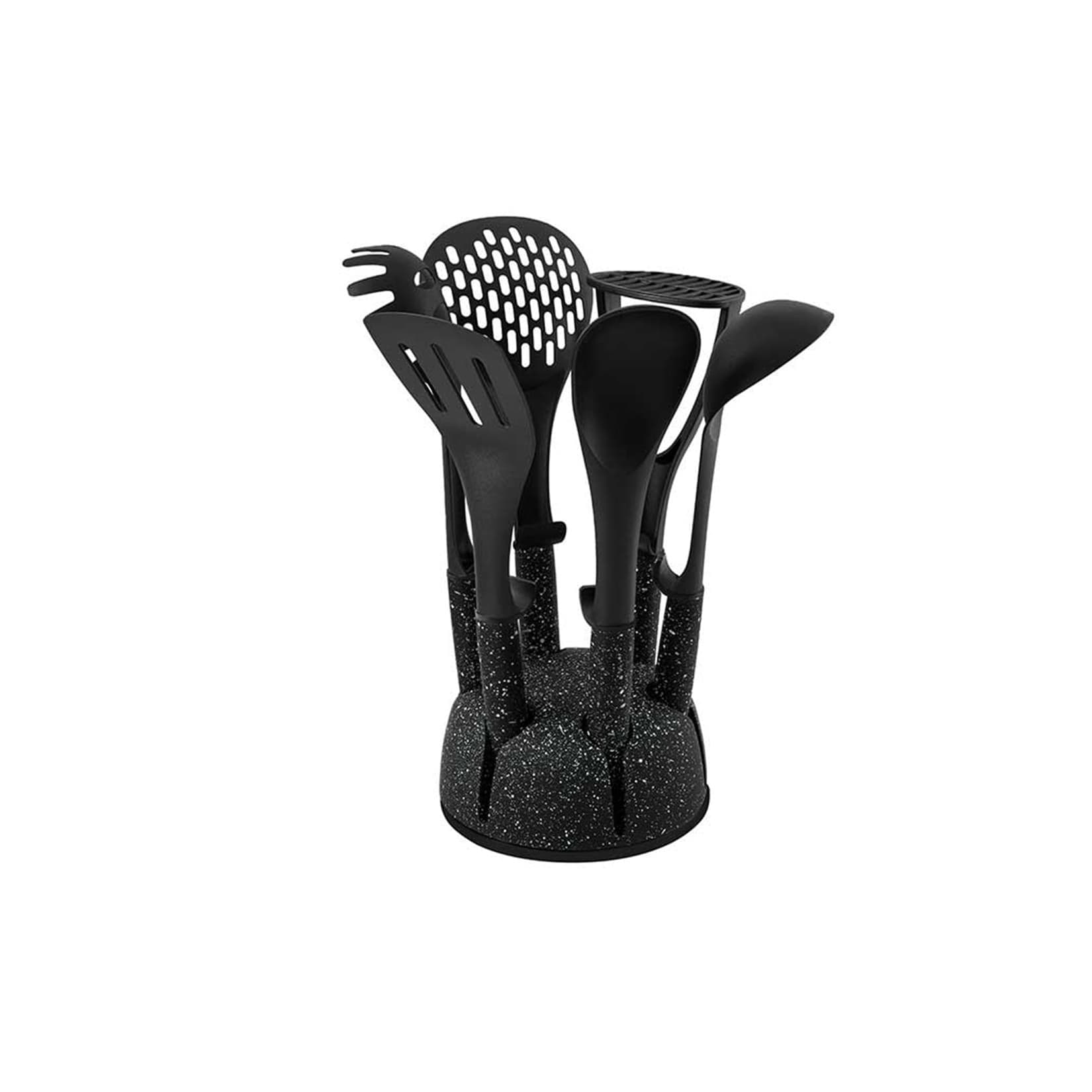 neuetischkultur Küchenhelfer 7-teiliges Set Marble Black