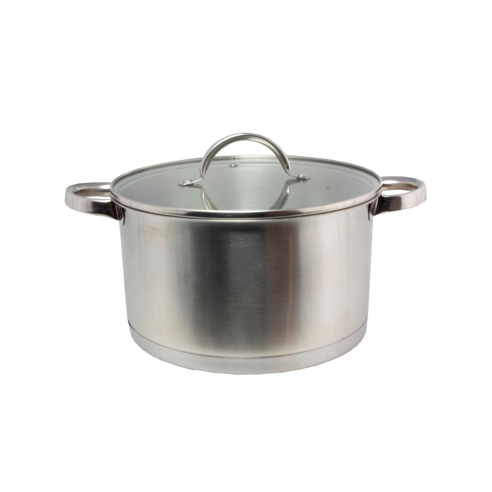 neuetischkultur Edelstahl-Bratentopf 24 cm mit Glasdeckel