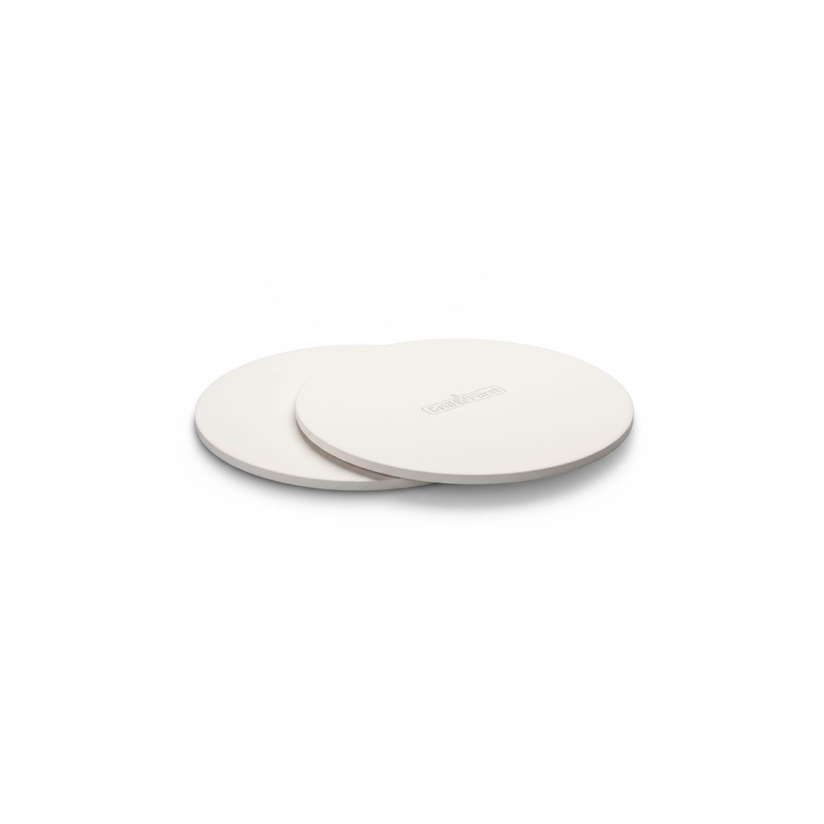 Grillfürst Pizzastein Ø 33 cm 2er Set Grau