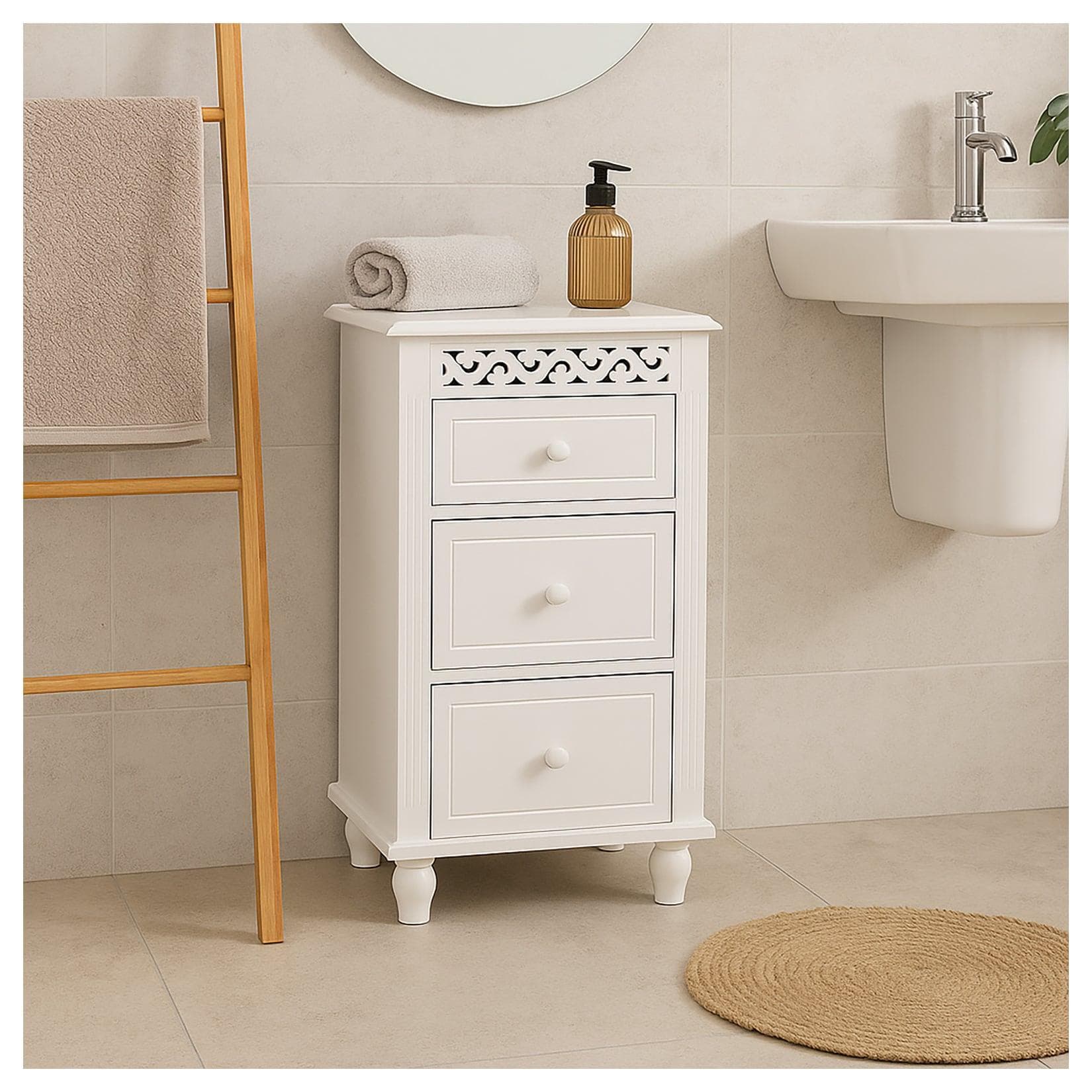 HTI-Living Midischrank Miriam Moderner Beistellschrank