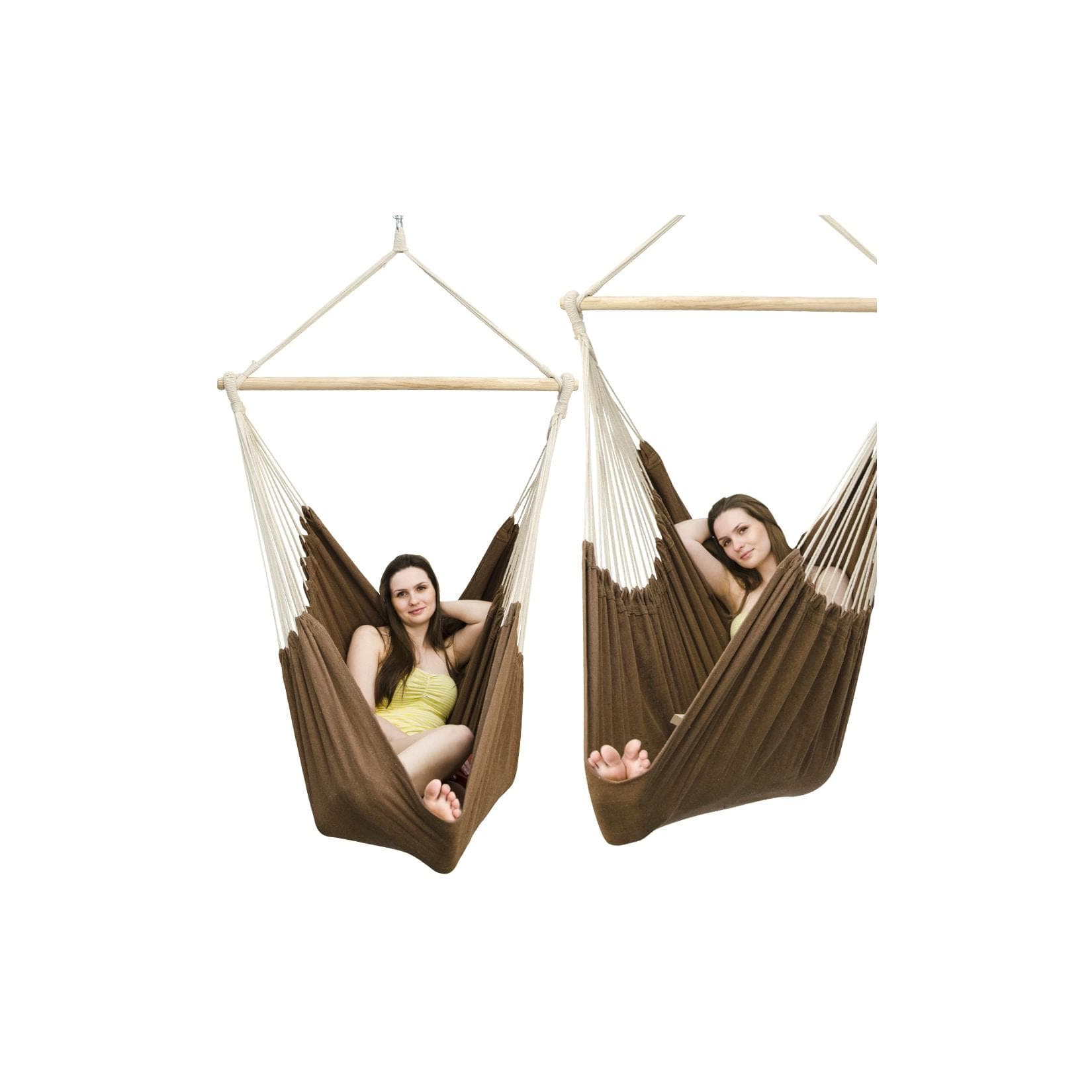 AMANKA XXL Hängesessel 2 Personen Baumwolle 360° Swivel