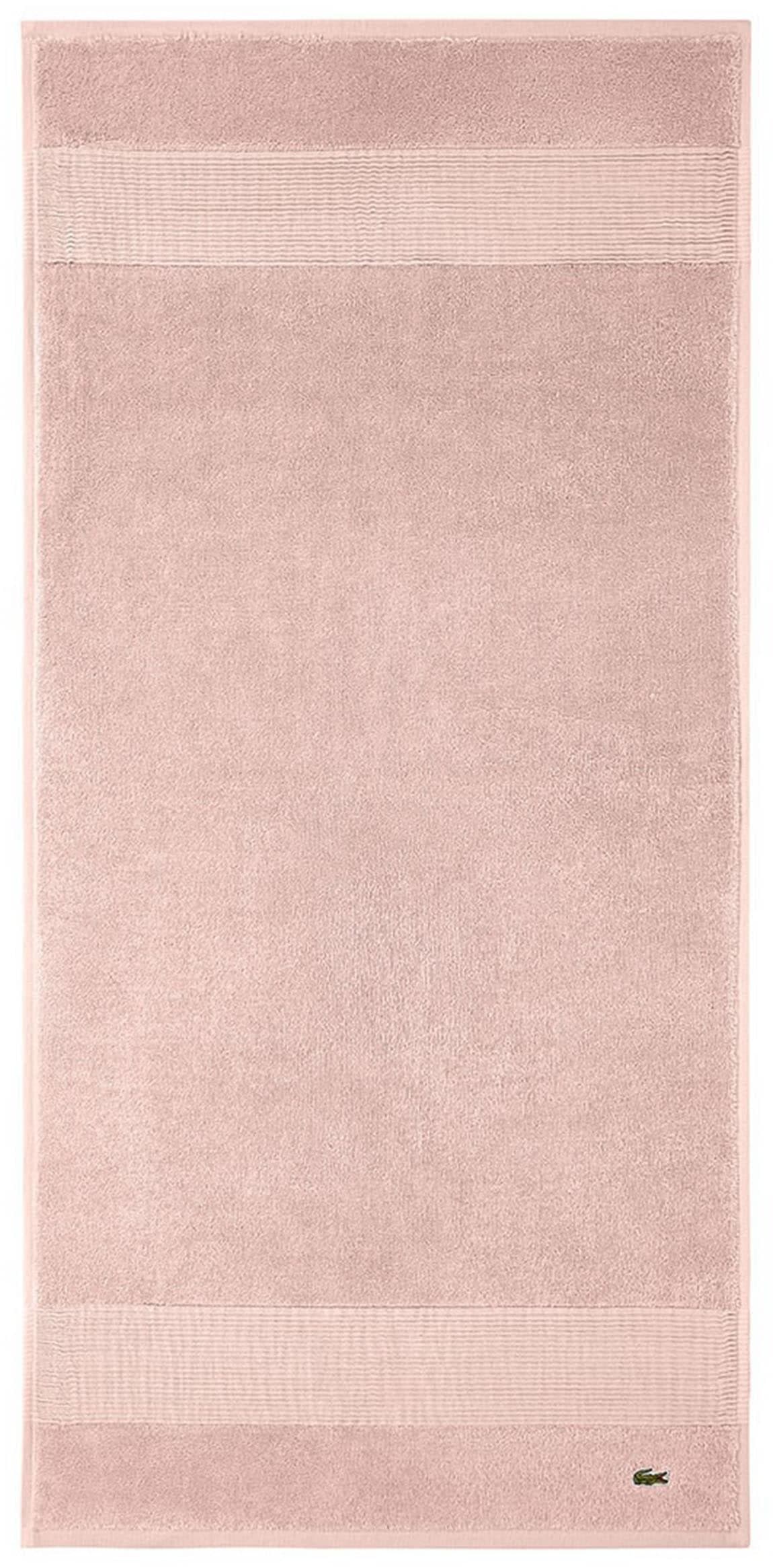 LACOSTE Handtuch LLECROCO rosepal Frottier 50x100cm