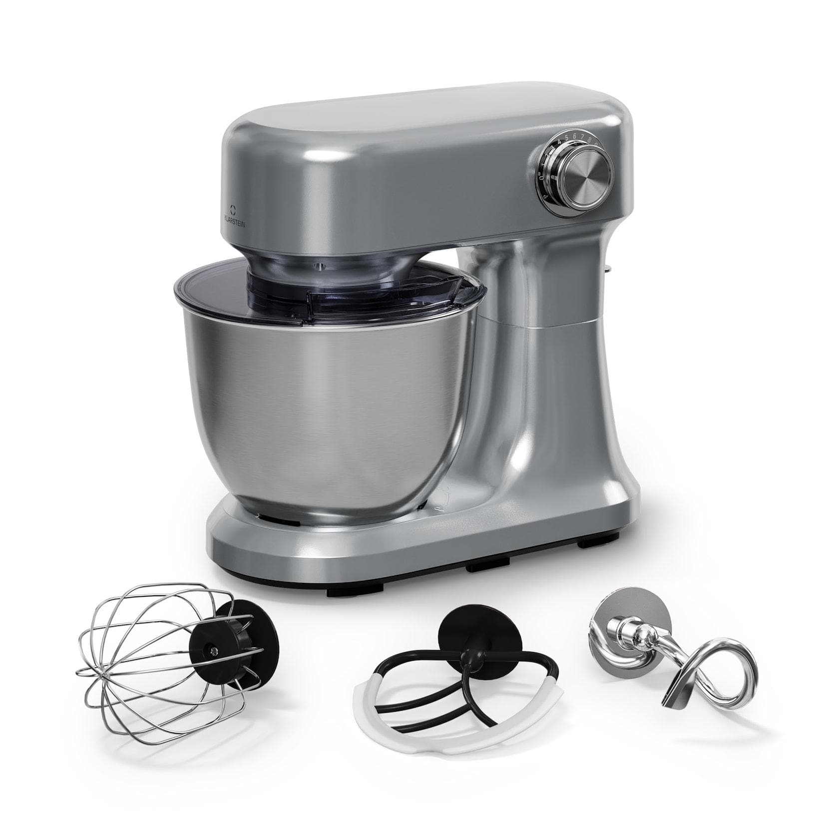 Klarstein Bella Evo Küchenmaschine 1500 W 5 L Silber