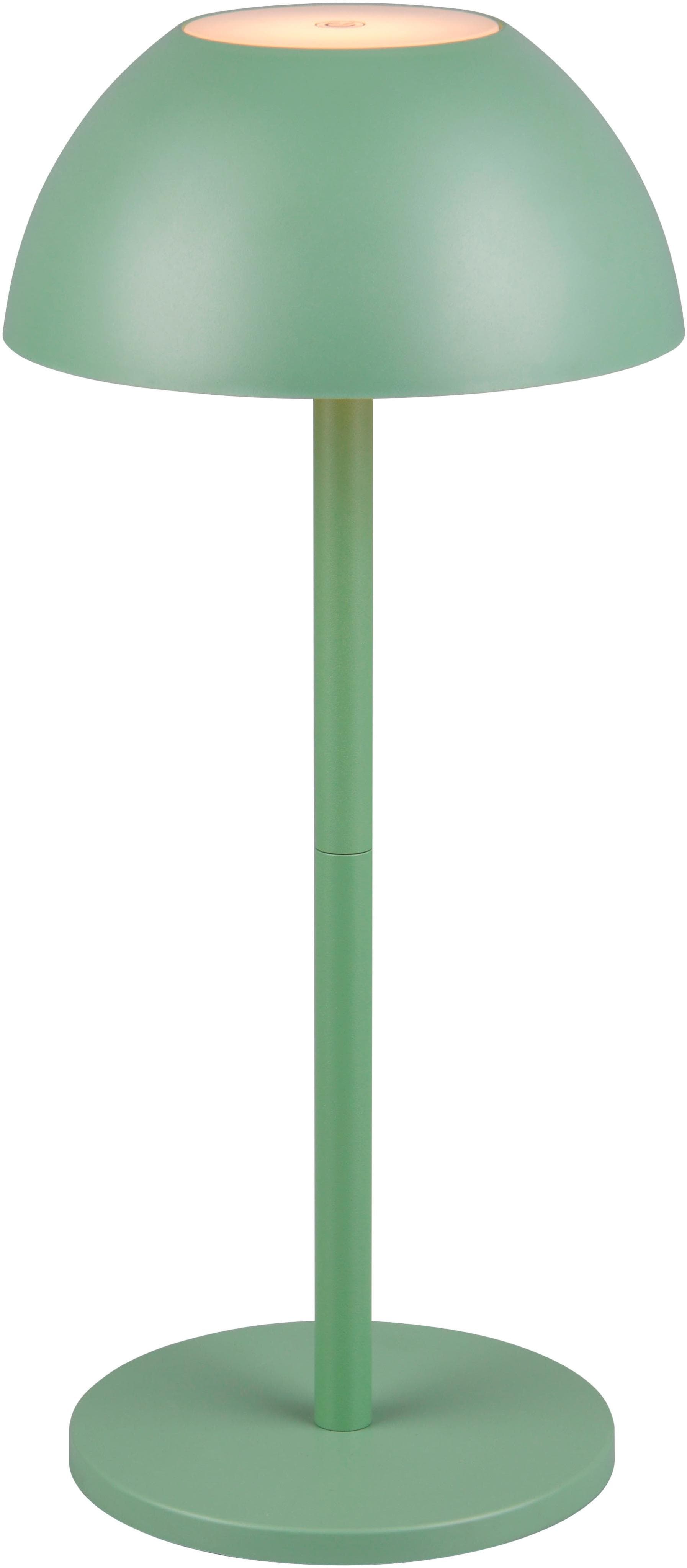 MY HOME Abbey LED Tischleuchte Outdoor Akku Pistazie IP54