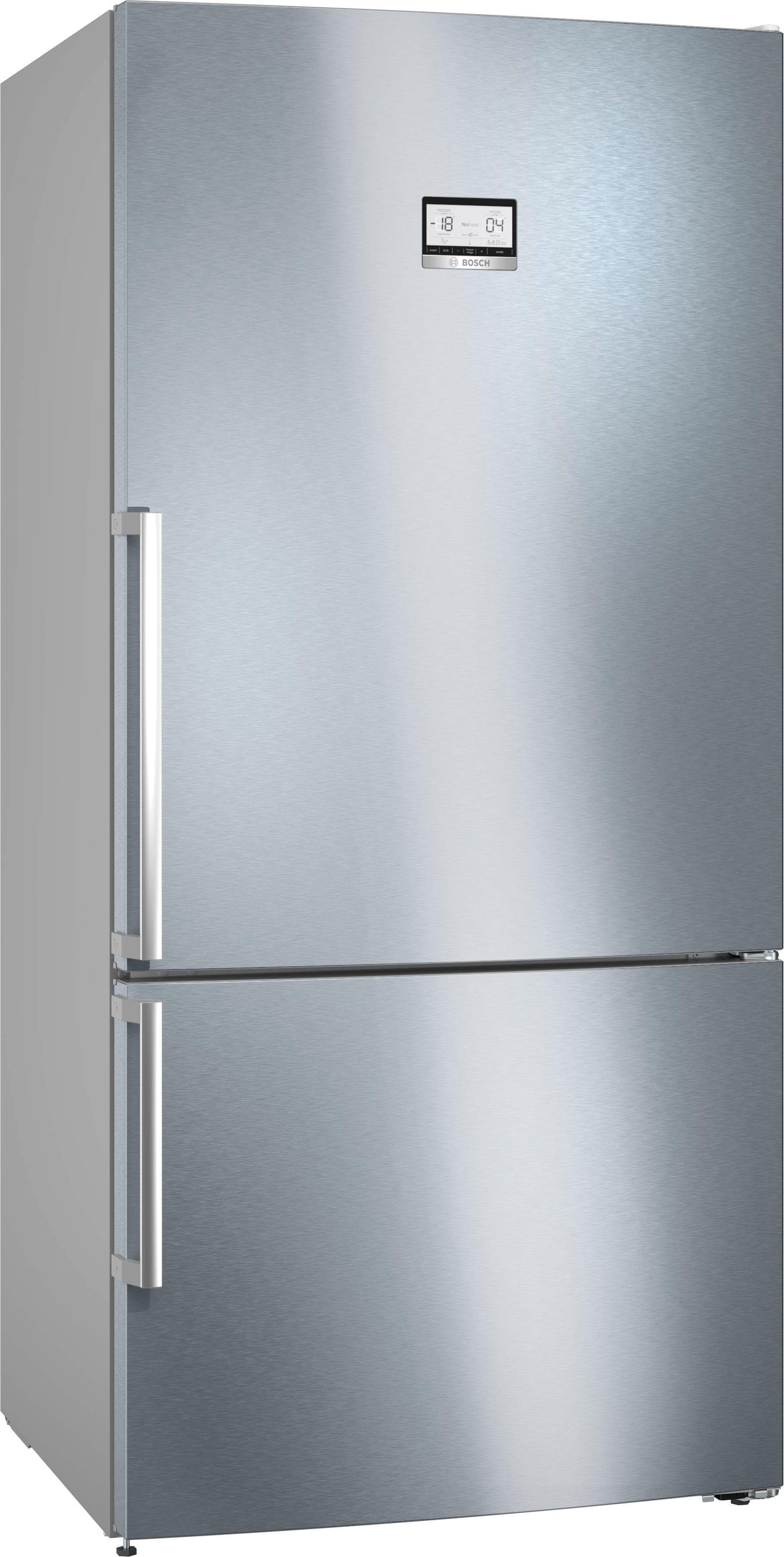 BOSCH Kühl-/Gefrierkombination KGN86AIDR Silber No Frost VitaFresh XXL
