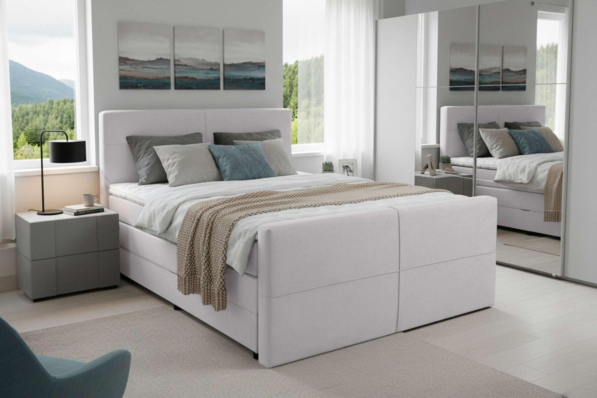 Home Affaire Boxspringbett Lucas 5-Zonen-Taschen-Federkernmatratze