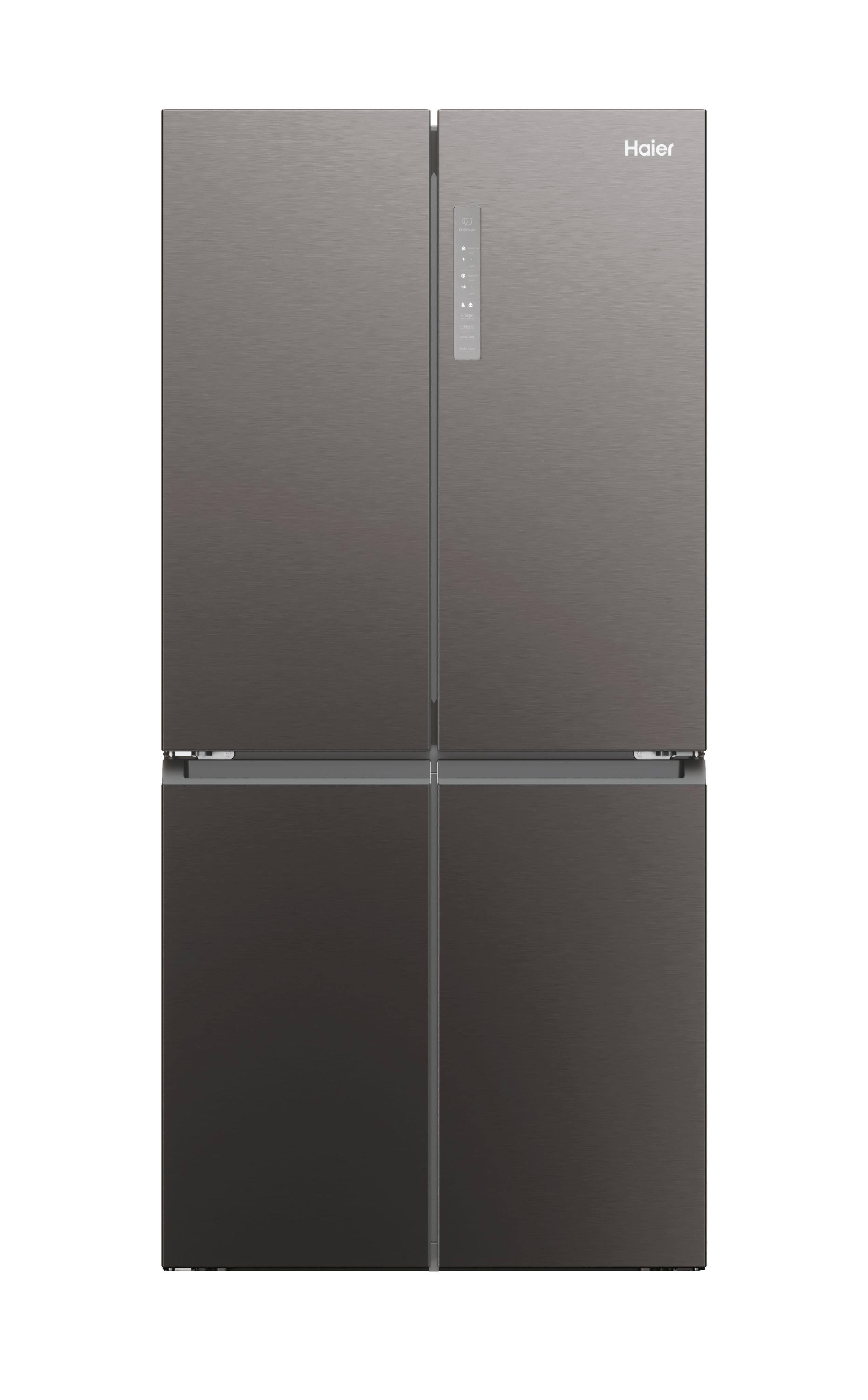 HAIER Kühl-/Gefrierkombination HCR3818ENMD Grau NoFrost