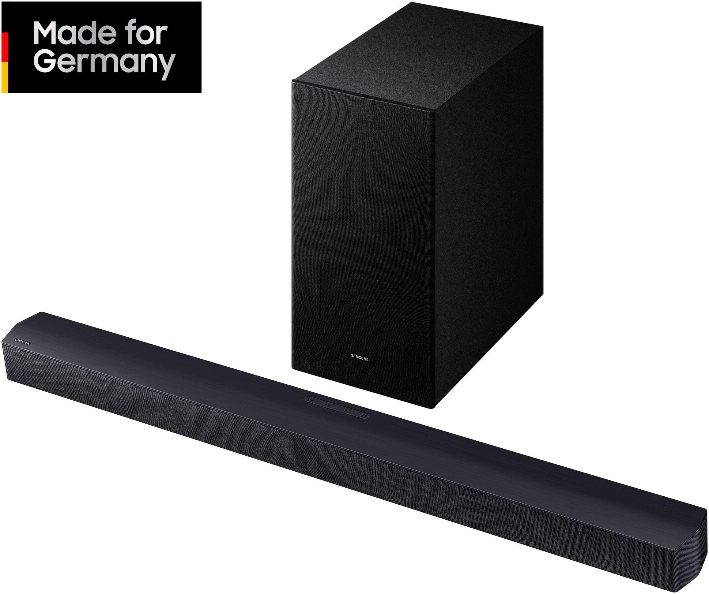 SAMSUNG Soundbar HW-B460GF/ZG Schwarz 2.1-Kanal