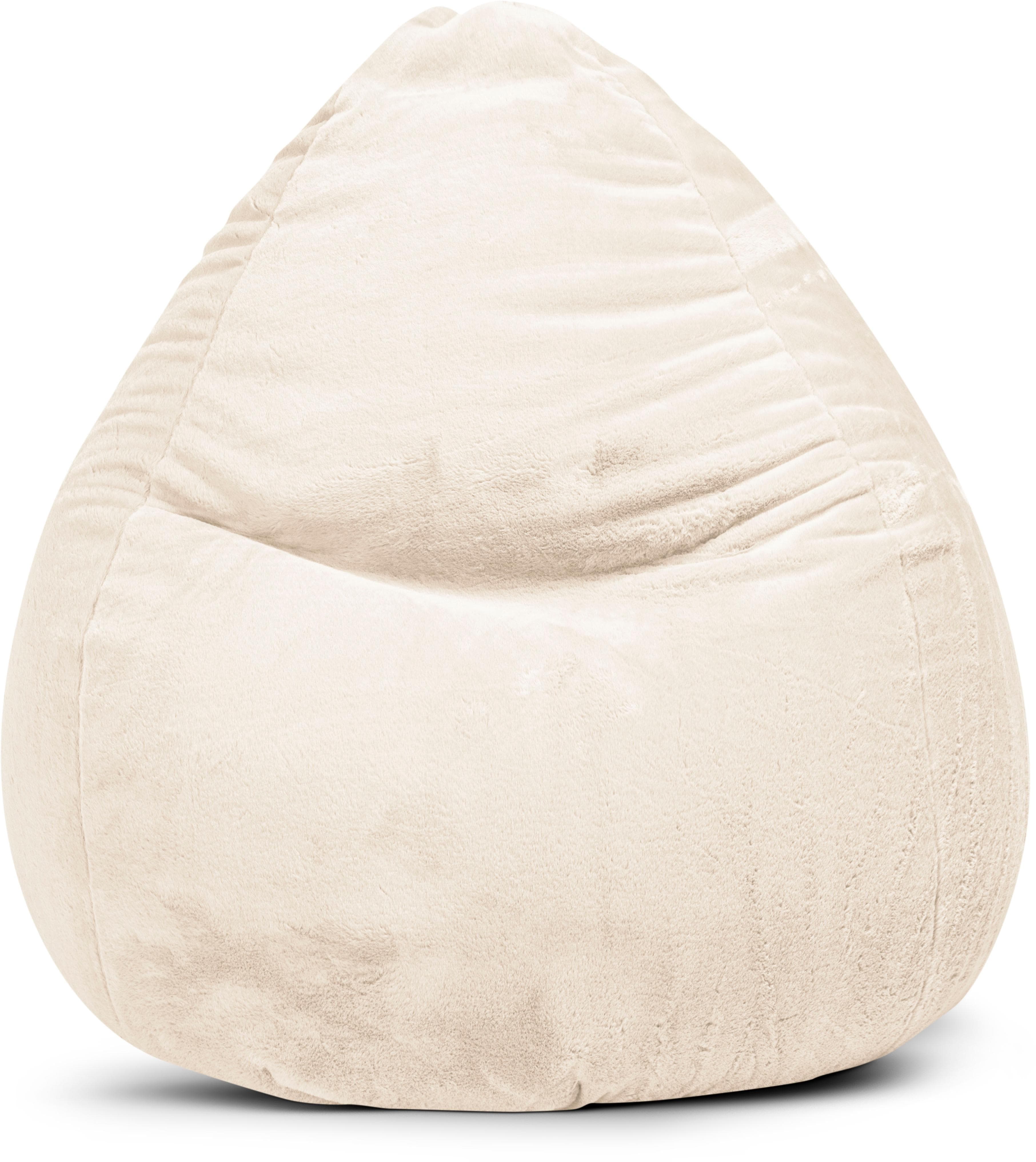MAGMA Beanbag SOFTY XXL Sitzsack Beige Polyester
