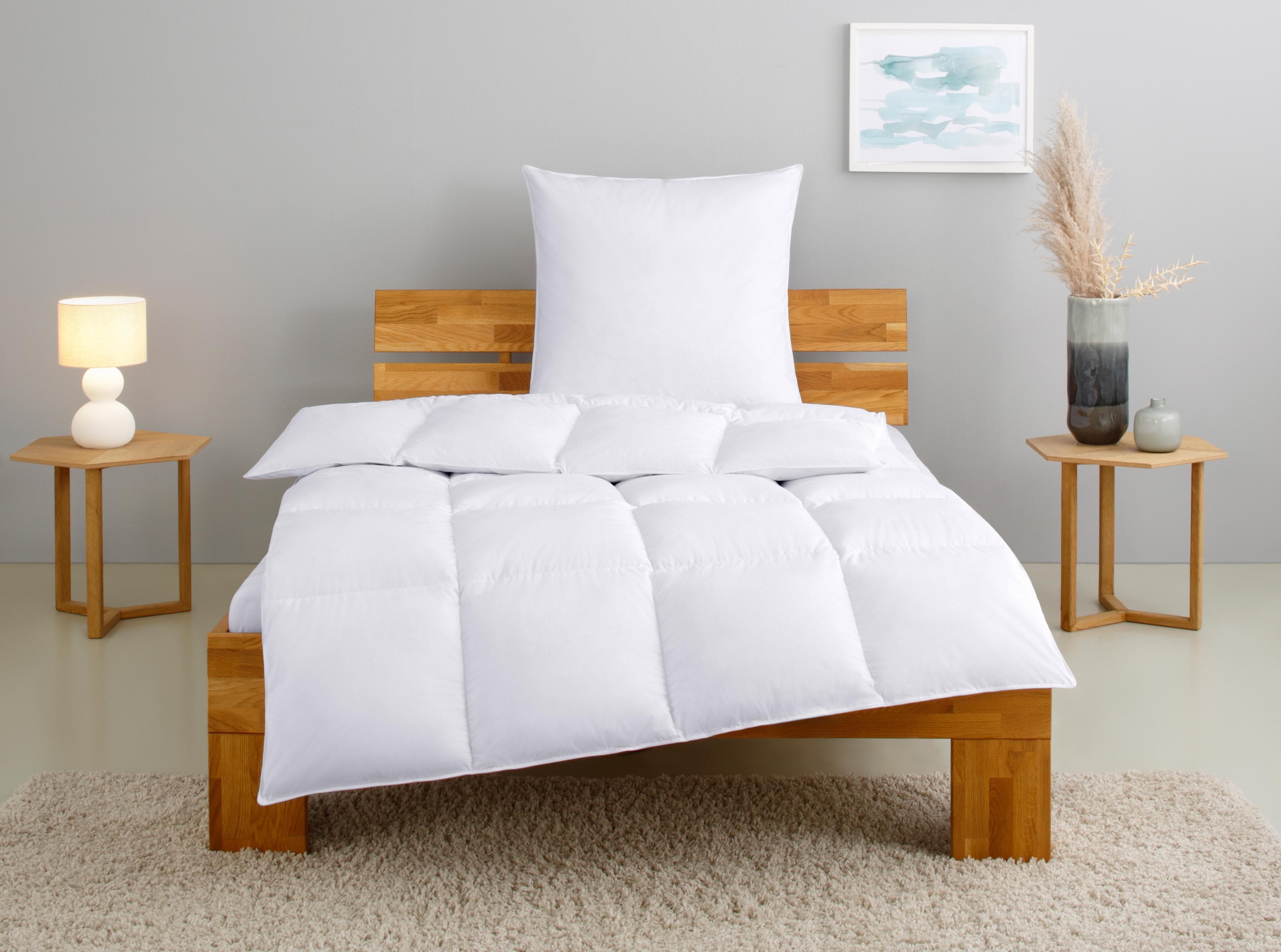 OTTO HOME RINA Bettdecken-Set Weiß Extrawarm Kassettenbett
