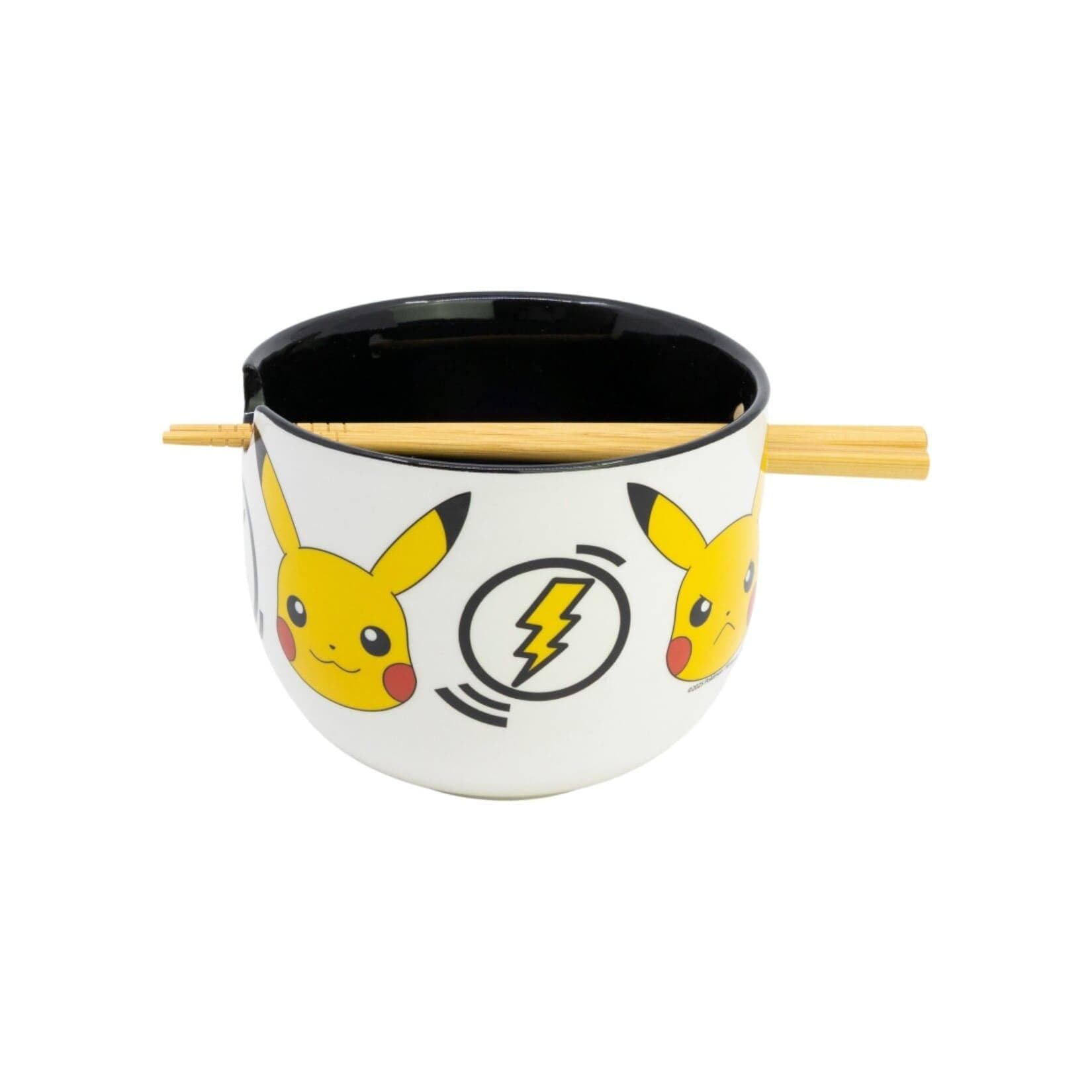 Pokemon Keramik Ramen Bowl Set mit Stäbchen & Geschenkverpackung