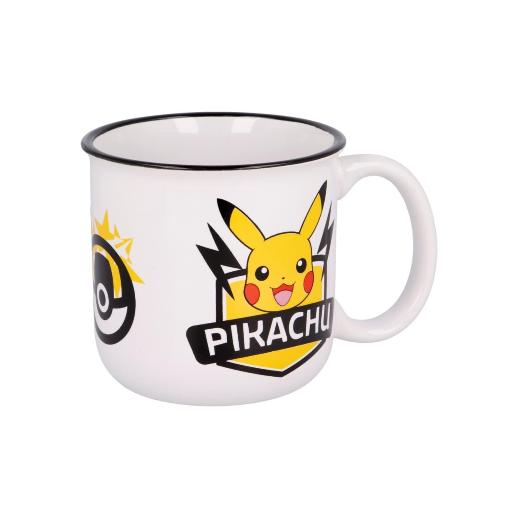 Pokémon Pikachu Pokeball Keramikbecher 400 ml mit Geschenkbox