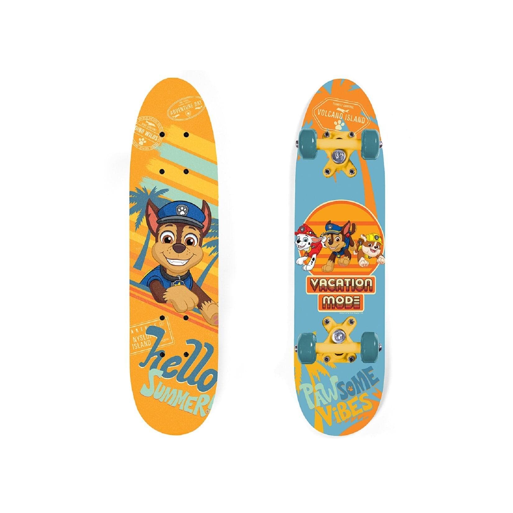 PAW PATROL Kinder-Skateboard Robustes Holzboard Rutschfest