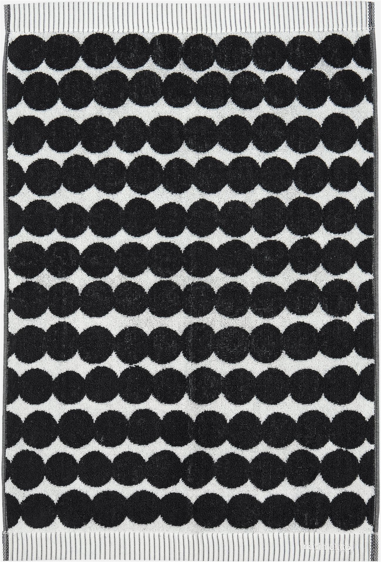 Marimekko Handtuch RÄSYMATTO weiß-schwarz
