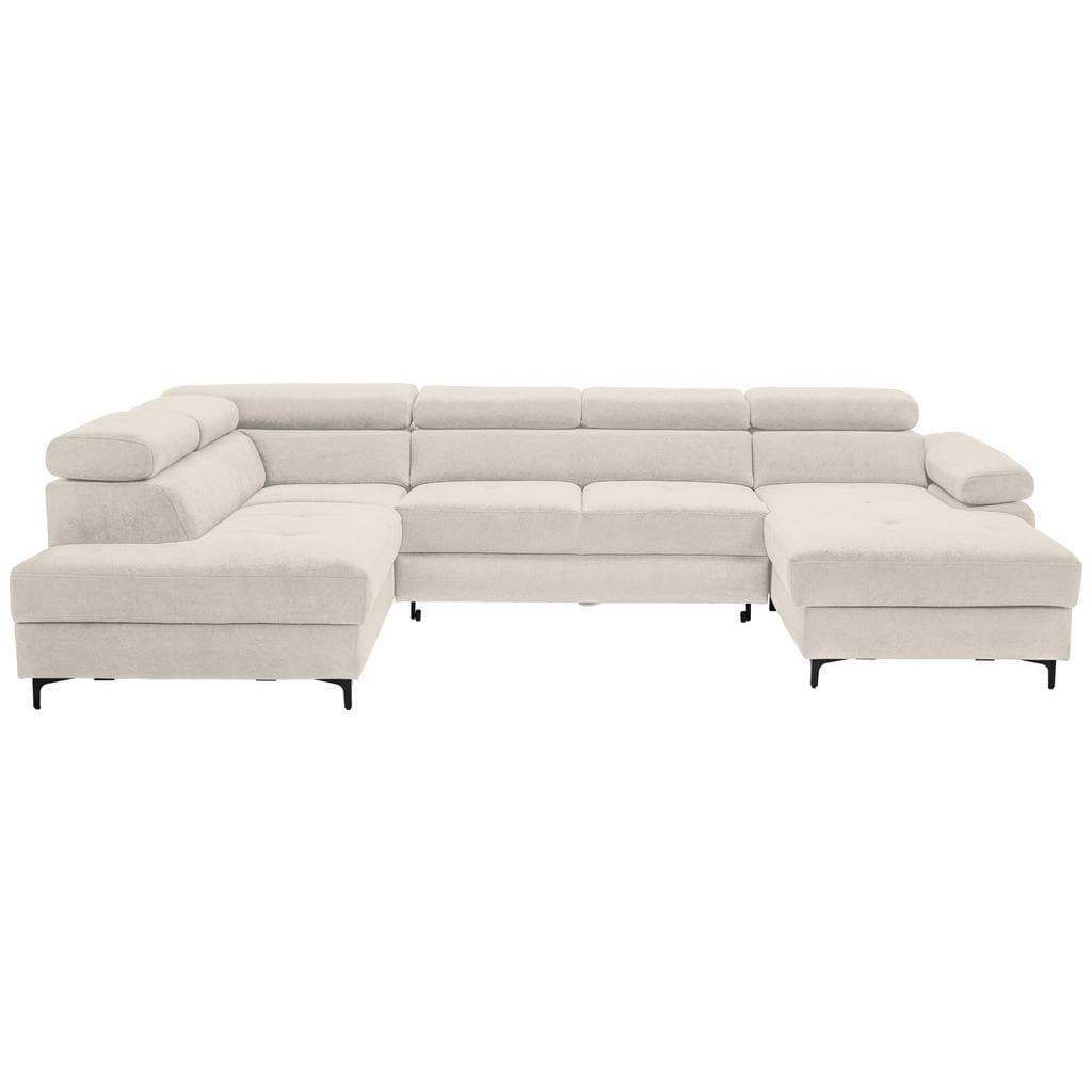 Stylife Wohnlandschaft Combo Beige U-Form 5-Sitzer