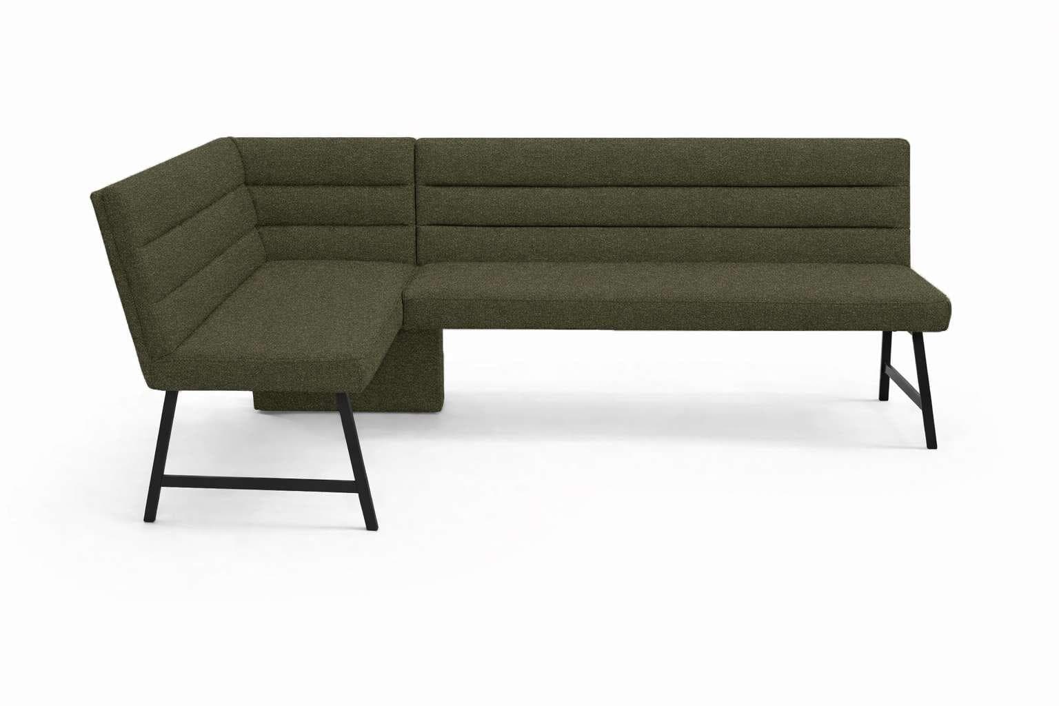 Eckbank OTTO HOME Oregon Grün Massivholz Polsterbank