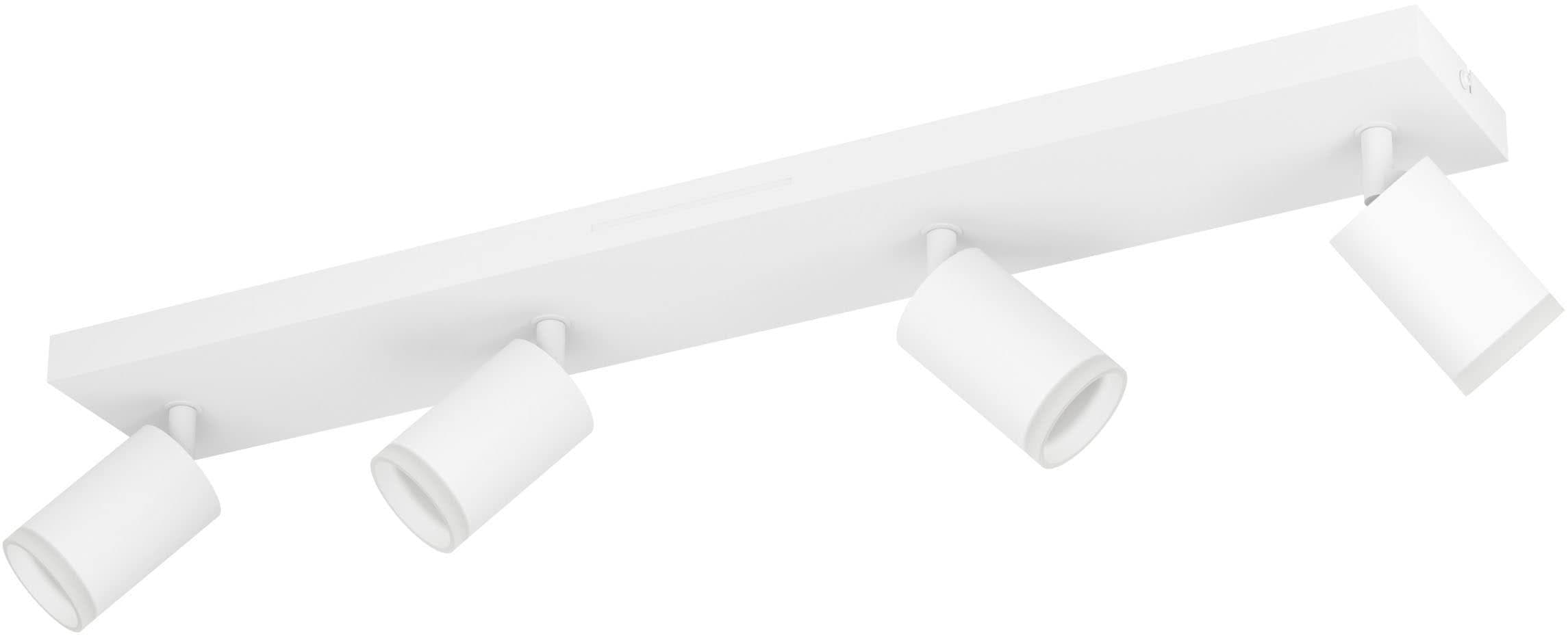 EGLO connect Smart-LED-Deckenspot Melitello-Z 4-flg. Weiß