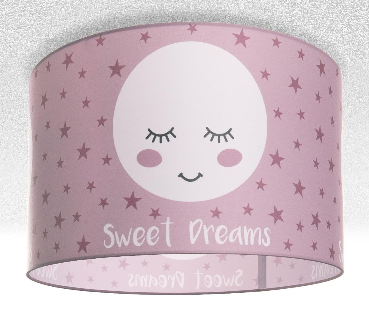 PACO HOME Deckenleuchte Aleyna 103 Weiß Kinderlampe Mond-Motiv