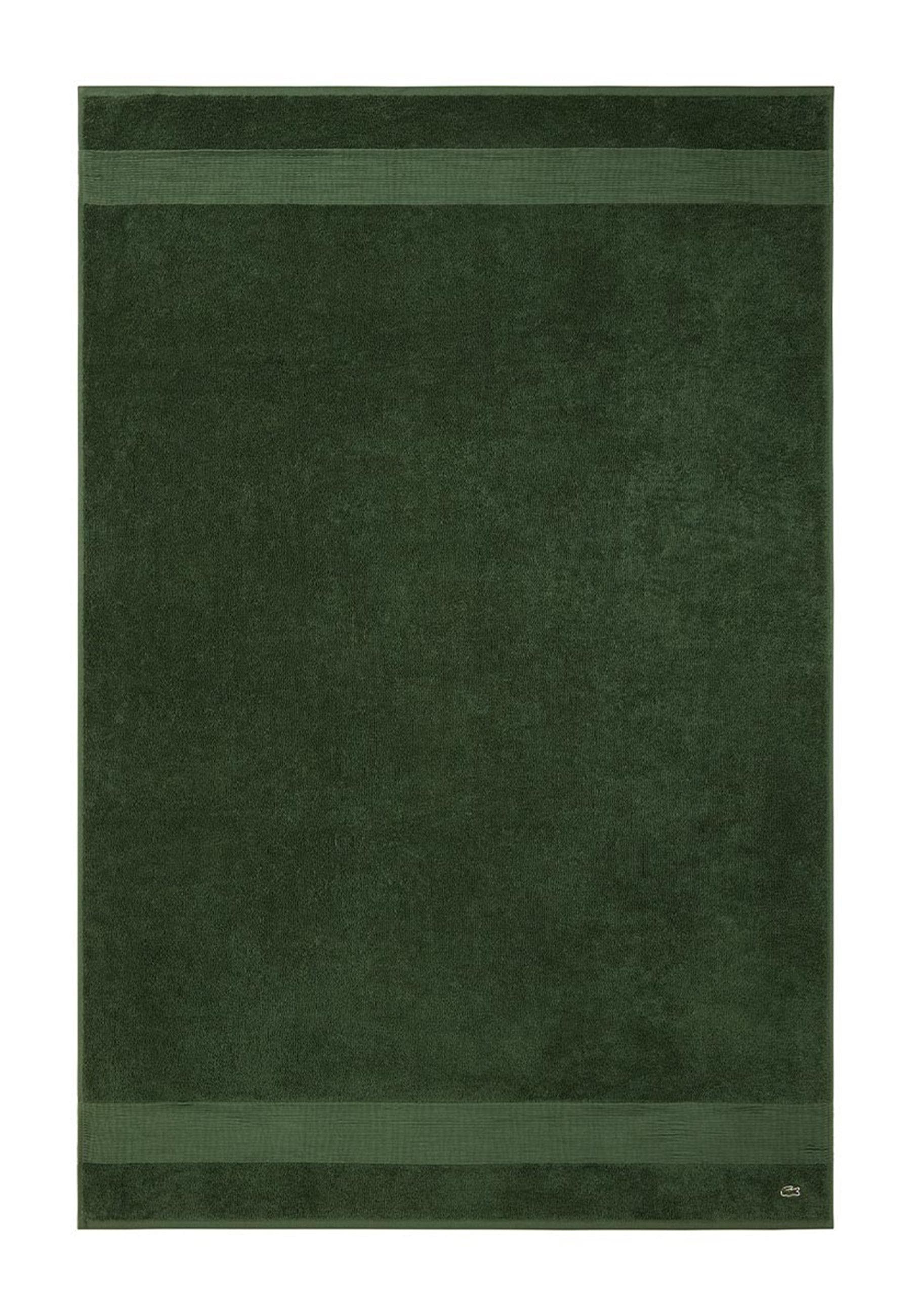 LACOSTE Badetuch LLECROCO Grün Frottier 100x150cm