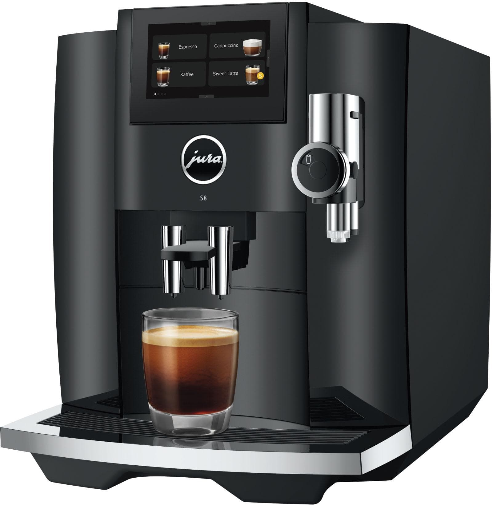 JURA S8 (EB) Kaffeevollautomat Piano Black