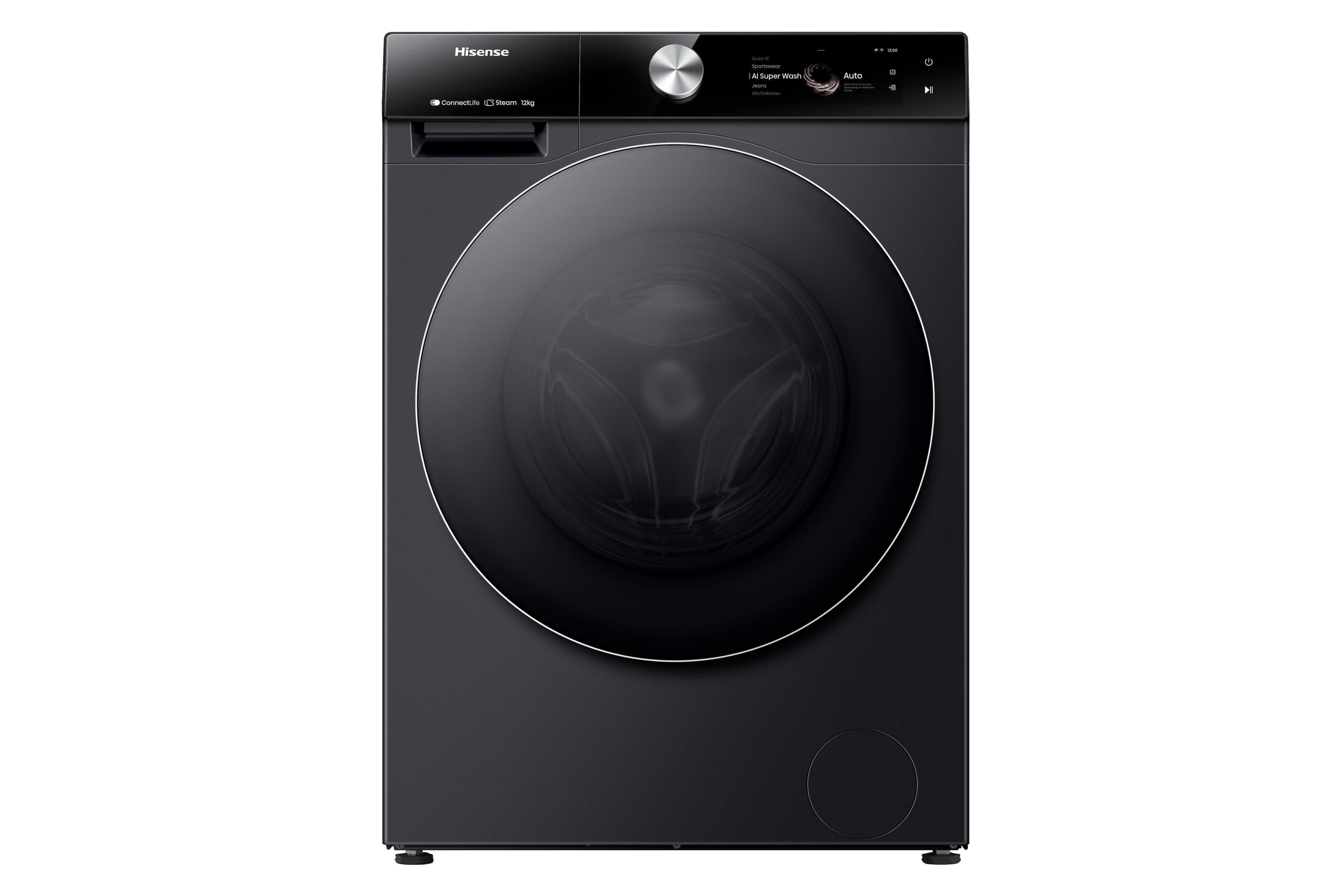 Hisense Waschmaschine WF7S1247BW 12kg A Schwarz