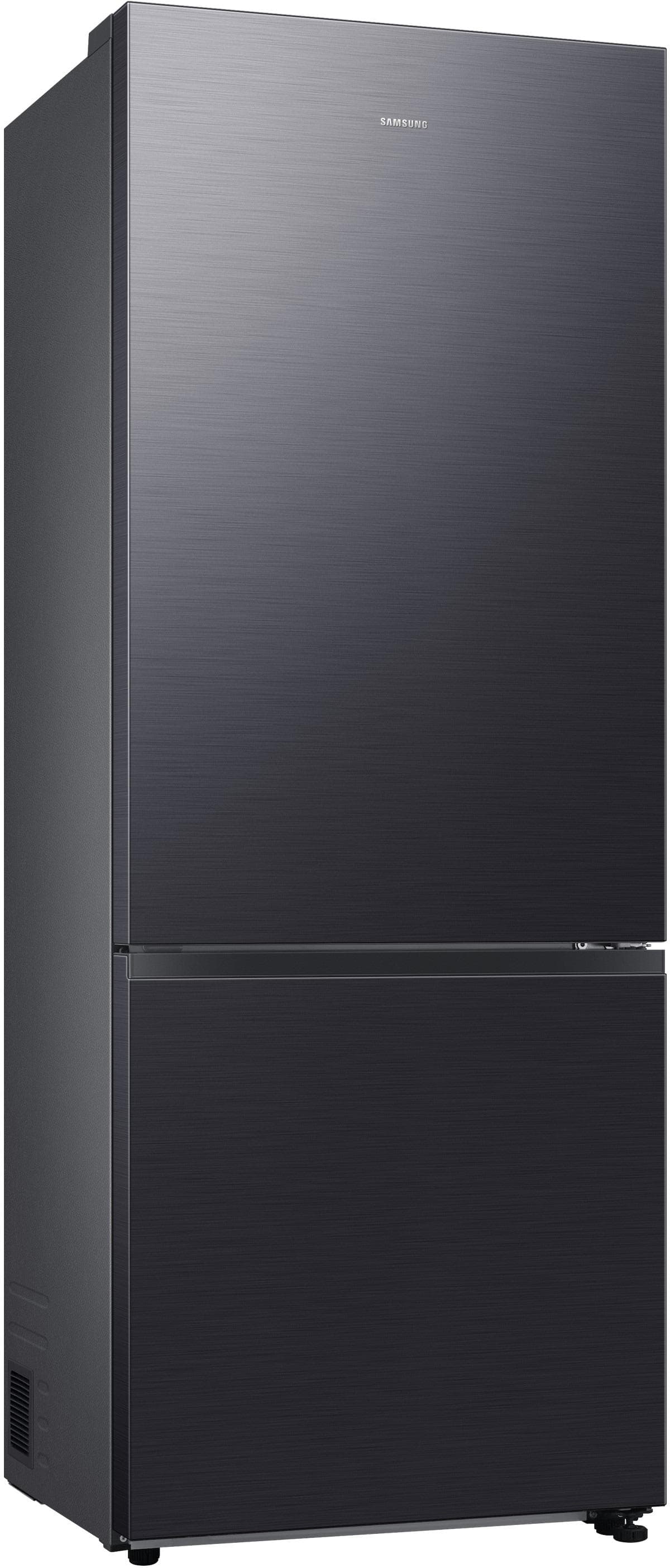 Samsung Kühl-/Gefrierkombination 75cm Premium Black Steel/Anthrazit Twin Cooling Plus