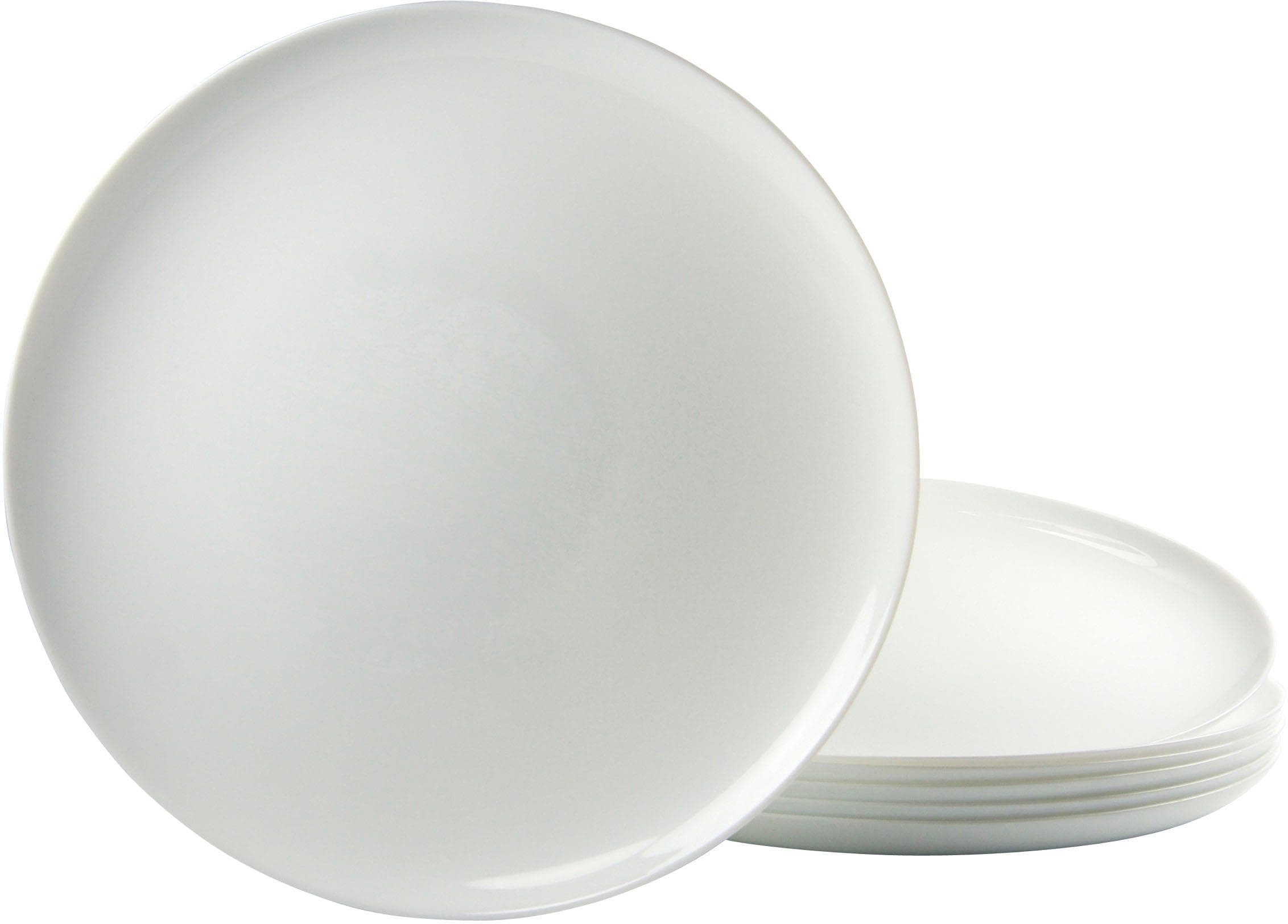 Luminarc Pizzateller Set 6-tlg. Weiß Opalglas Ø 32cm