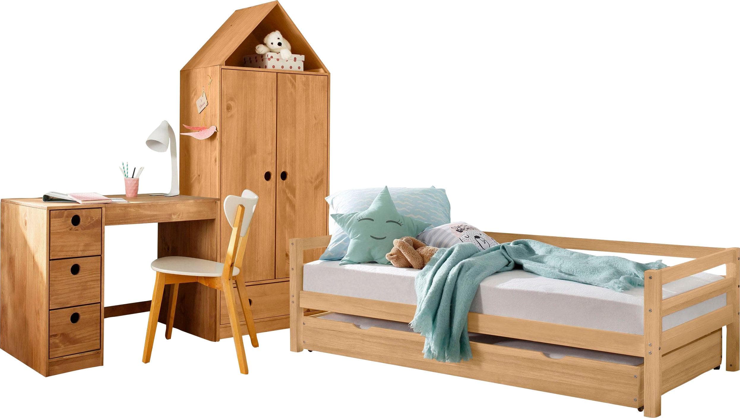 Jugendzimmer-Set OTTO HOME Alpi Beige Daybed mit Stauraum